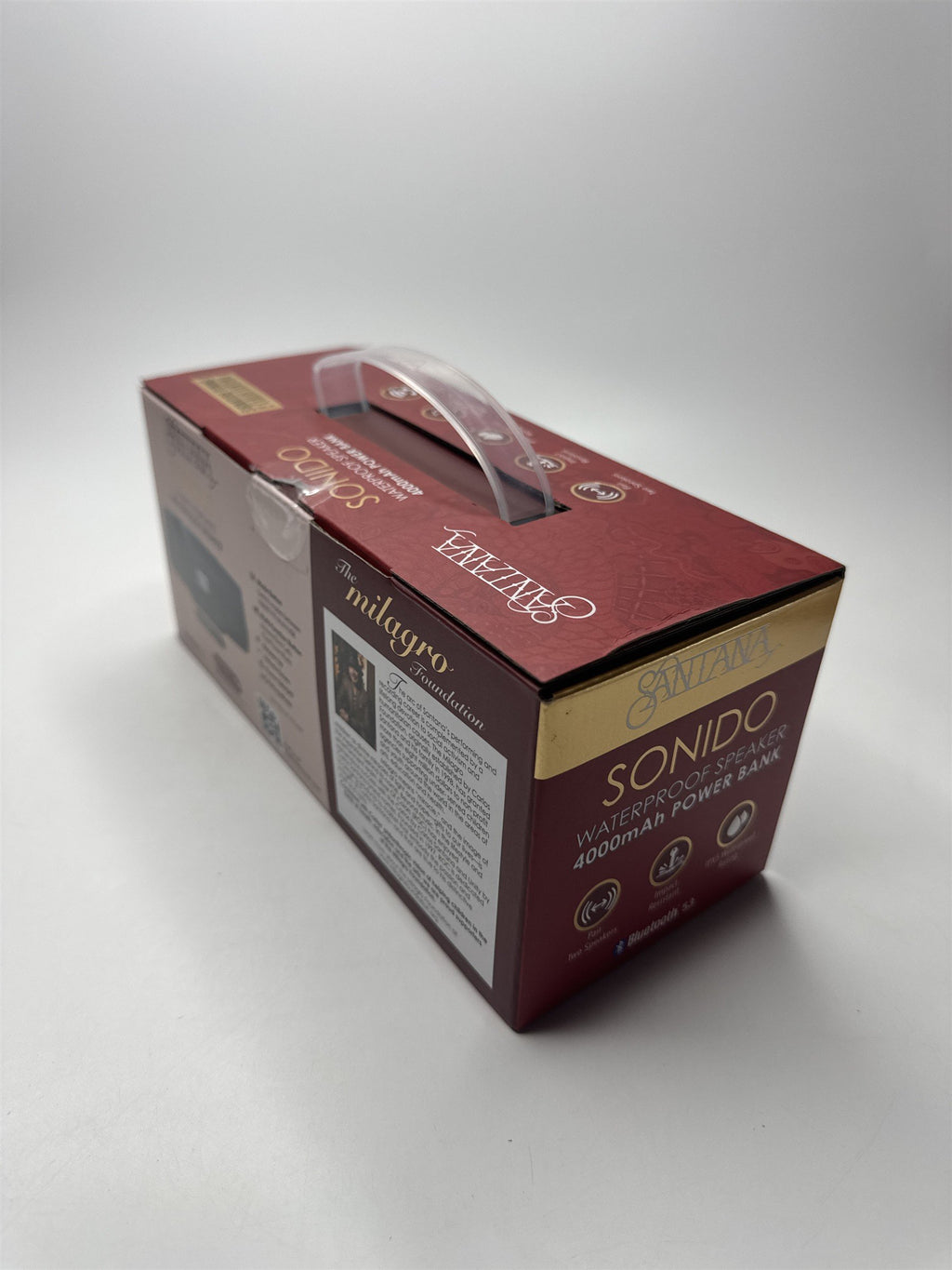 NEW Santana Sonido Bluetooth 5.3 Waterproof Speaker 4000mAh Power Bank NIB