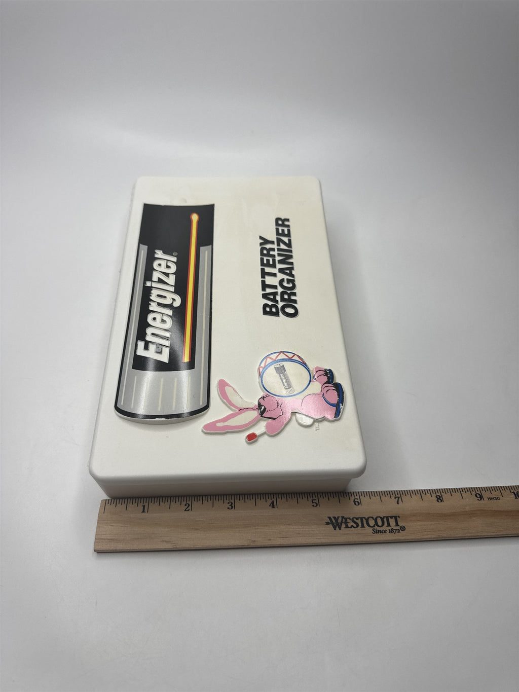 VTG Energizer Battery Organizer Storage Box D C AA AAA Tester Case