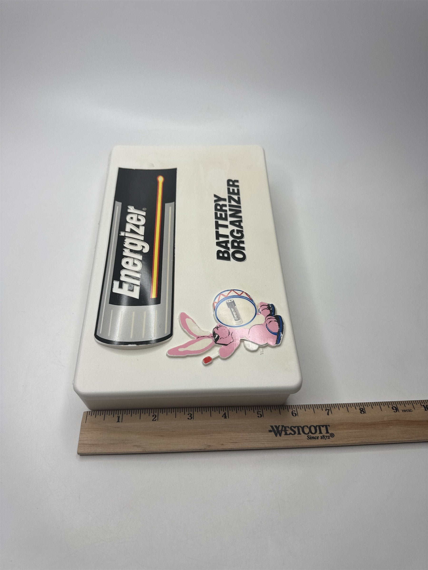 VTG Energizer Battery Organizer Storage Box D C AA AAA Tester Case