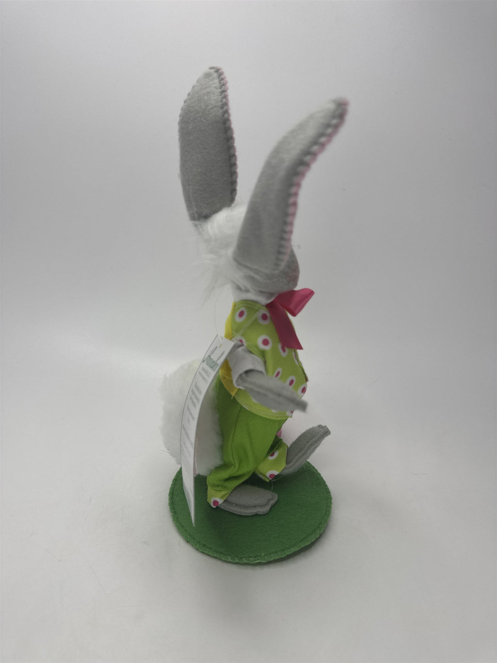 Annalee Dolls 2021 Boy Bunny Easter Basket Felt Base Figure