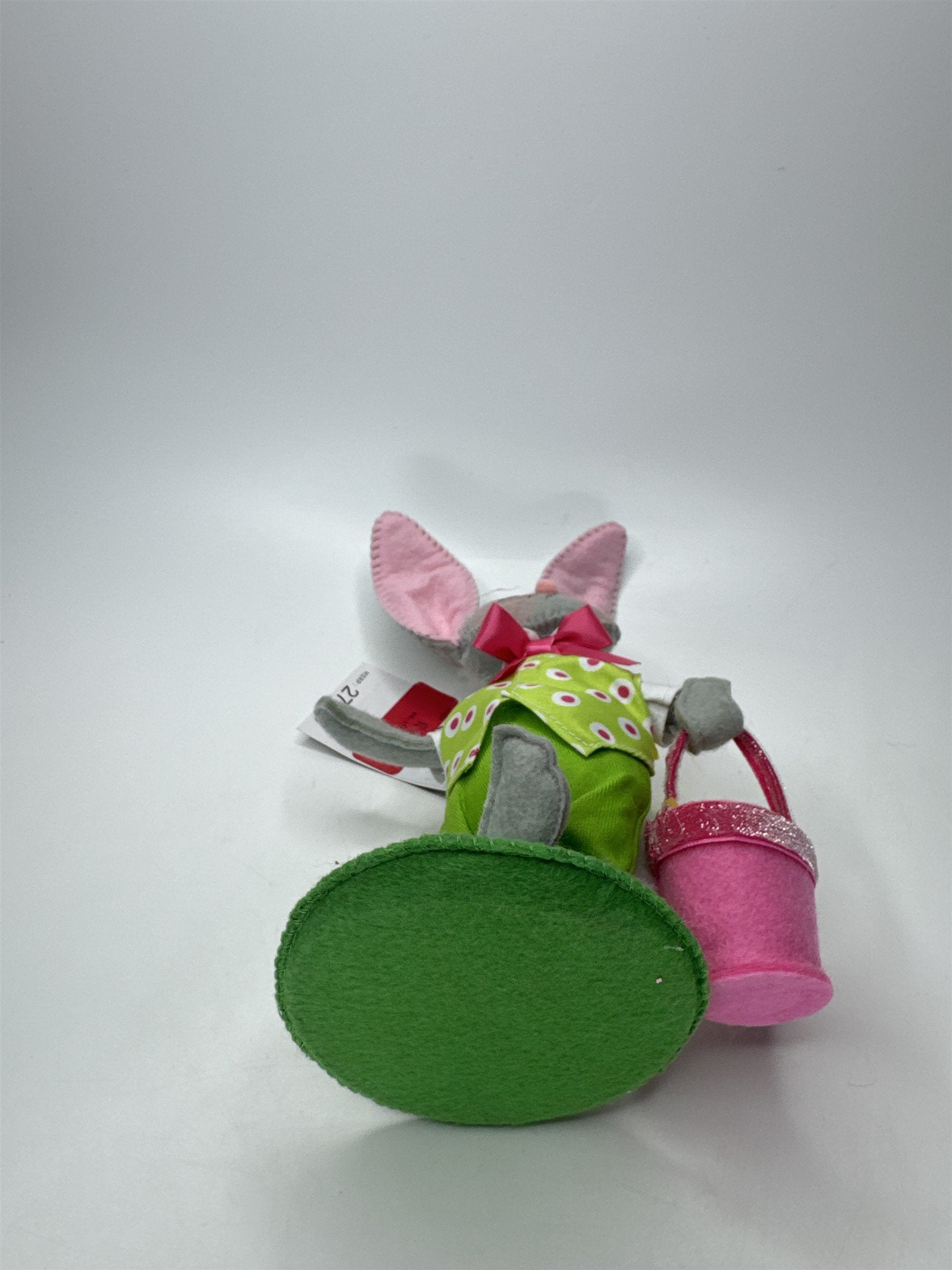Annalee Dolls 2021 Boy Bunny Easter Basket Felt Base Figure