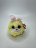Ty Beanie Balls Lemon Yellow Bunny Rabbit Plush Toy March 5 DOB