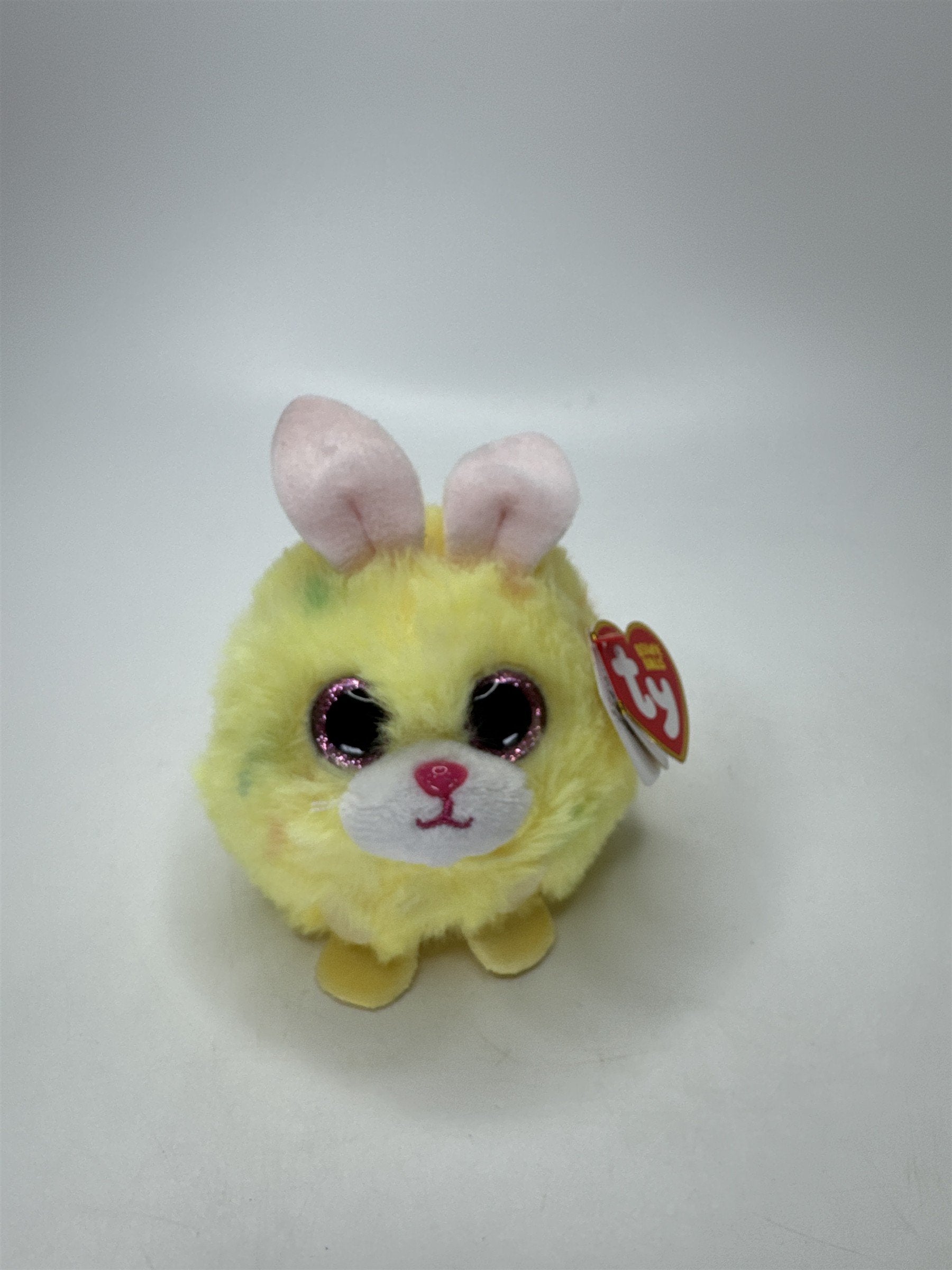 Ty Beanie Balls Lemon Yellow Bunny Rabbit Plush Toy March 5 DOB
