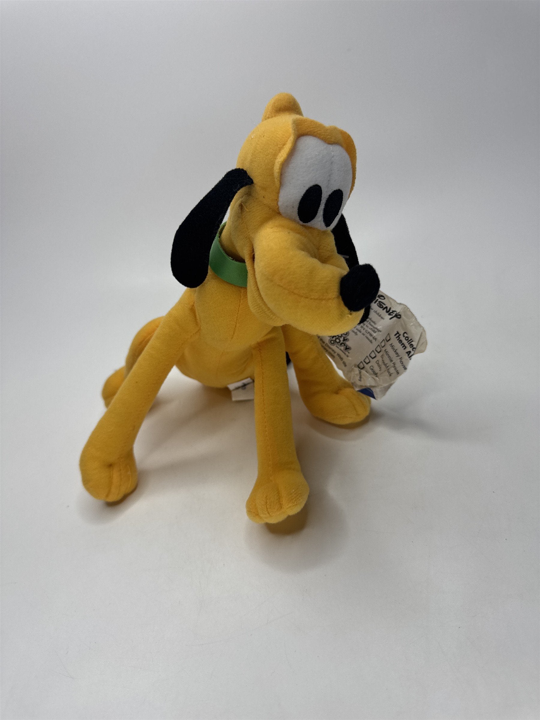 Disney Pluto Plush Toy Stuffed Animal Yellow Dog Mickey Mouse Friends