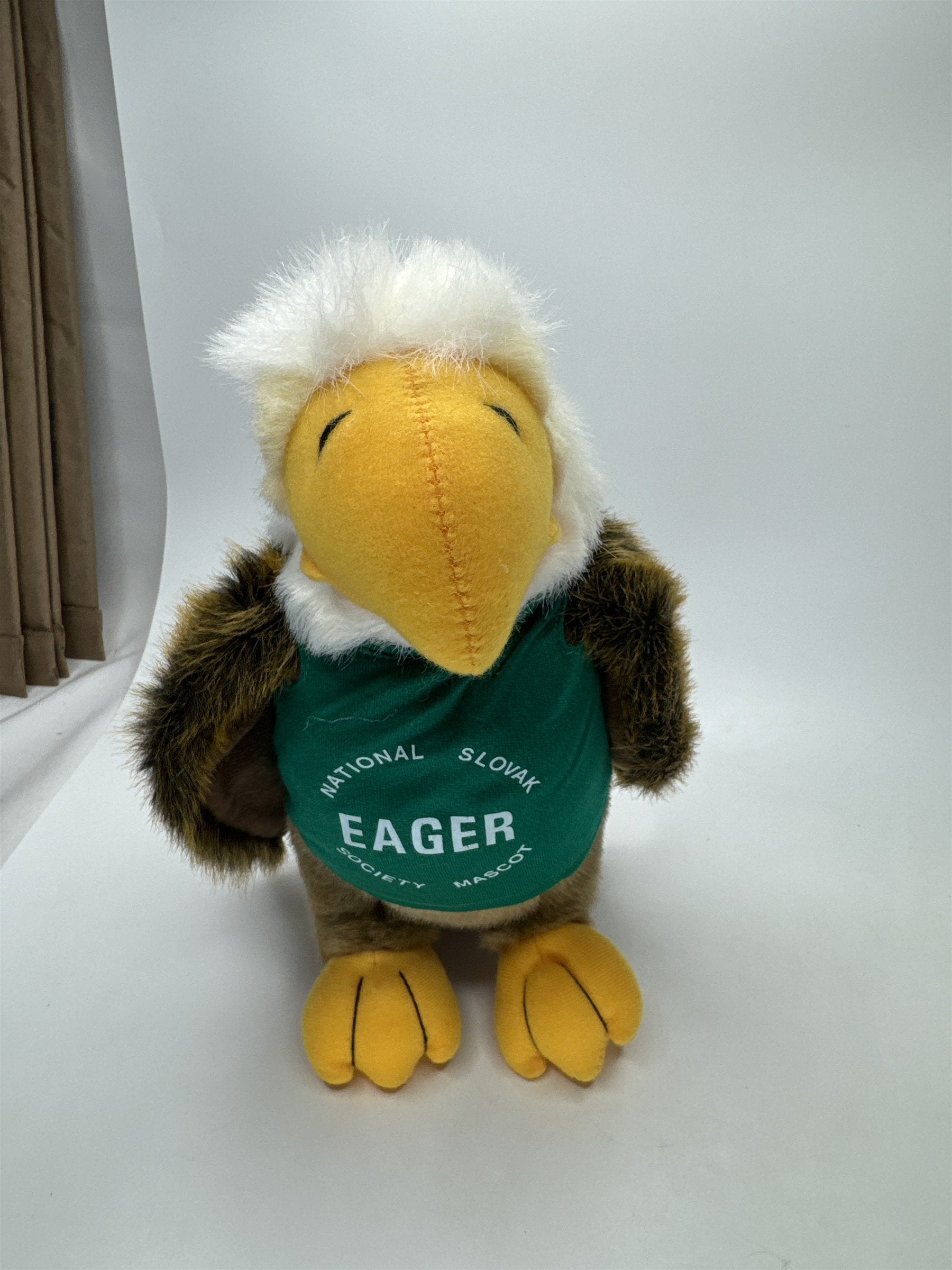 Eager Eagle National Slovak Society Mascot Plush Toy Stuffed Animal VTG