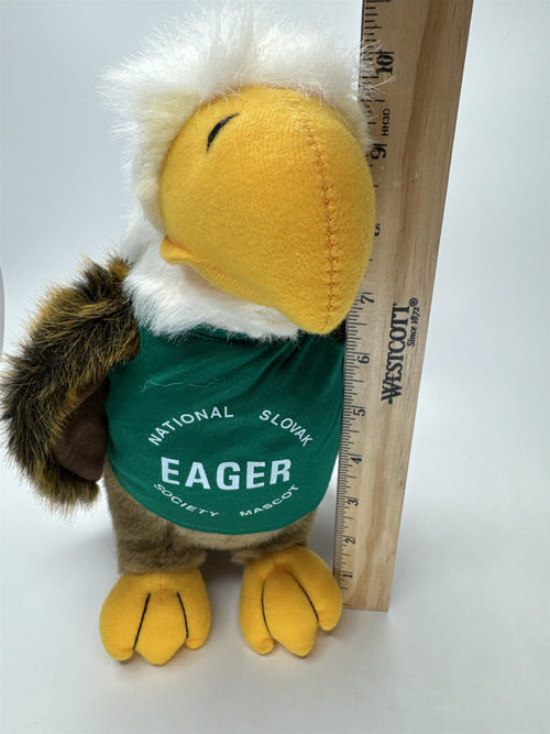 Eager Eagle National Slovak Society Mascot Plush Toy Stuffed Animal VTG