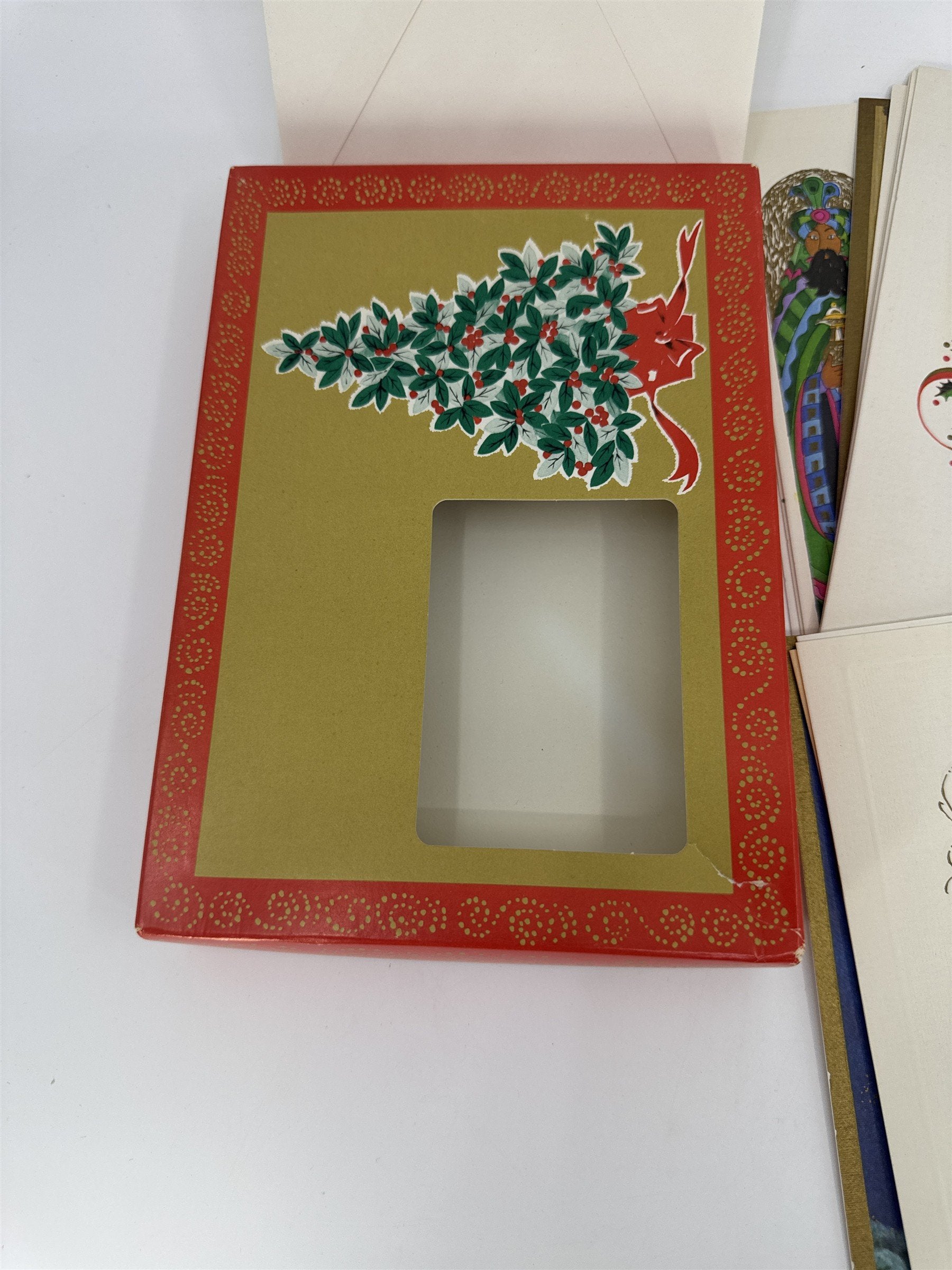 Vintage Religious Christmas Card Lot 18 NOS Assorted Lot Famous Artist Studios