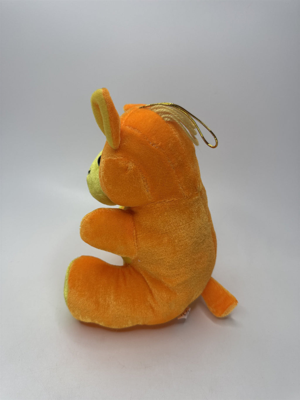 Orange Yellow Plush Horse Pony Donkey Stuffed Animal Hanging Ornament