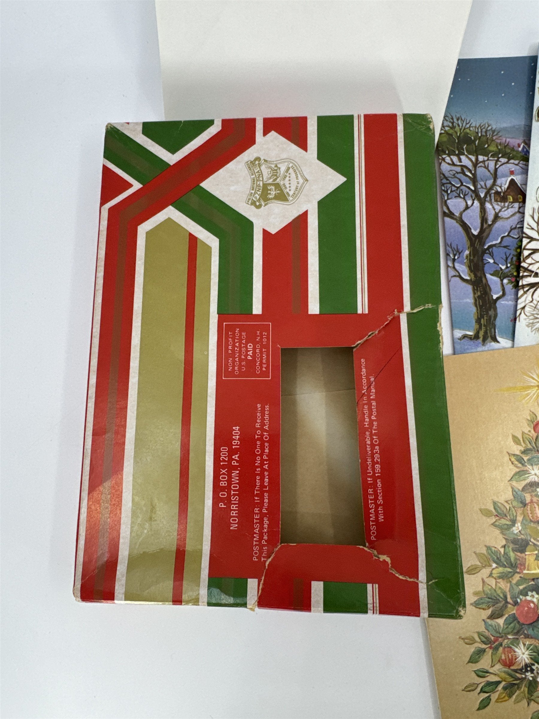 Vintage Christmas Card Lot 15 NOS Assorted Lot Famous Artist Studios