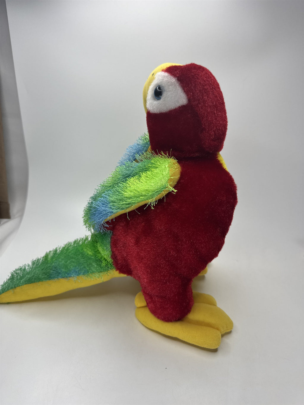 Kuddle Me Toys Macaw Plush Red Yellow Parrot Stuffed Animal 11" Green Blue