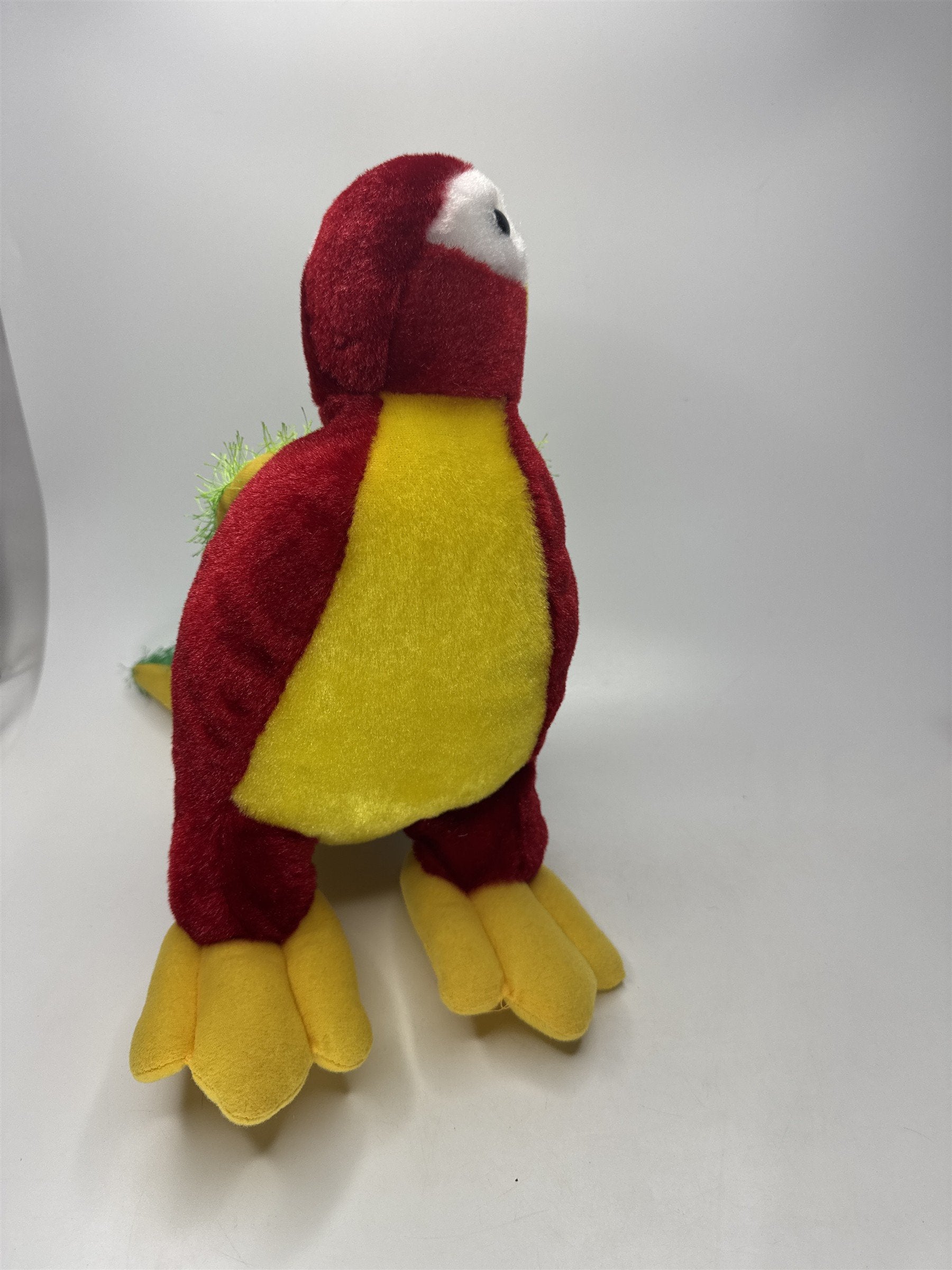 Kuddle Me Toys Macaw Plush Red Yellow Parrot Stuffed Animal 11" Green Blue
