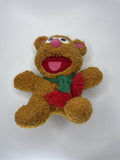 VTG 1987 Baby Fozzie Bear Plush Muppets Stuffed Animal w/ Scarf Henson