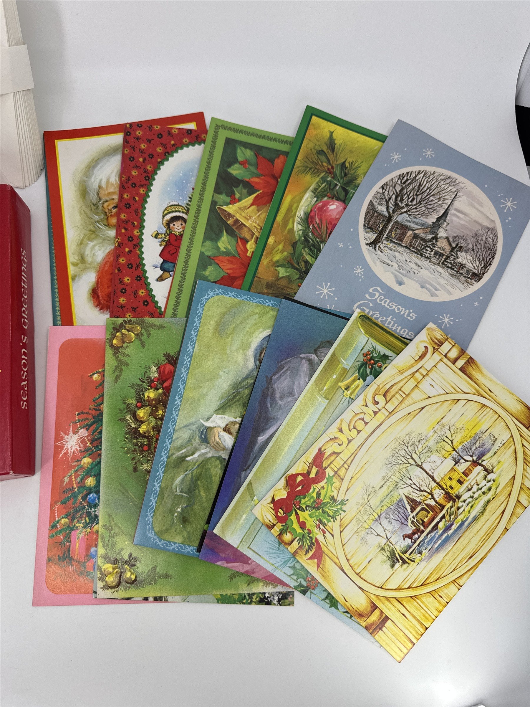 Vintage Christmas Card Lot 19 NOS Assorted Doehla Inc. Veterans Of Foreign Wars