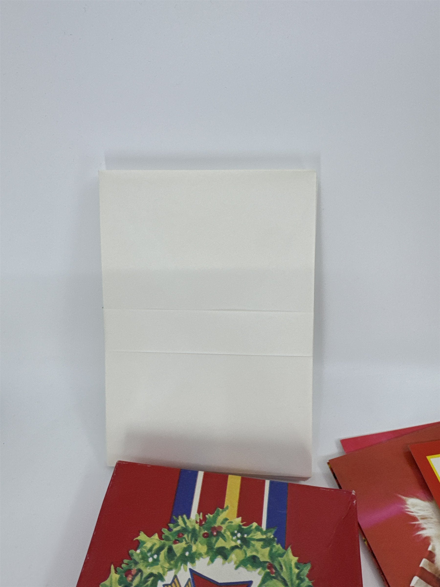 Vintage Christmas Card Lot 21 NOS Assorted Doehla Inc. Veterans Of Foreign Wars