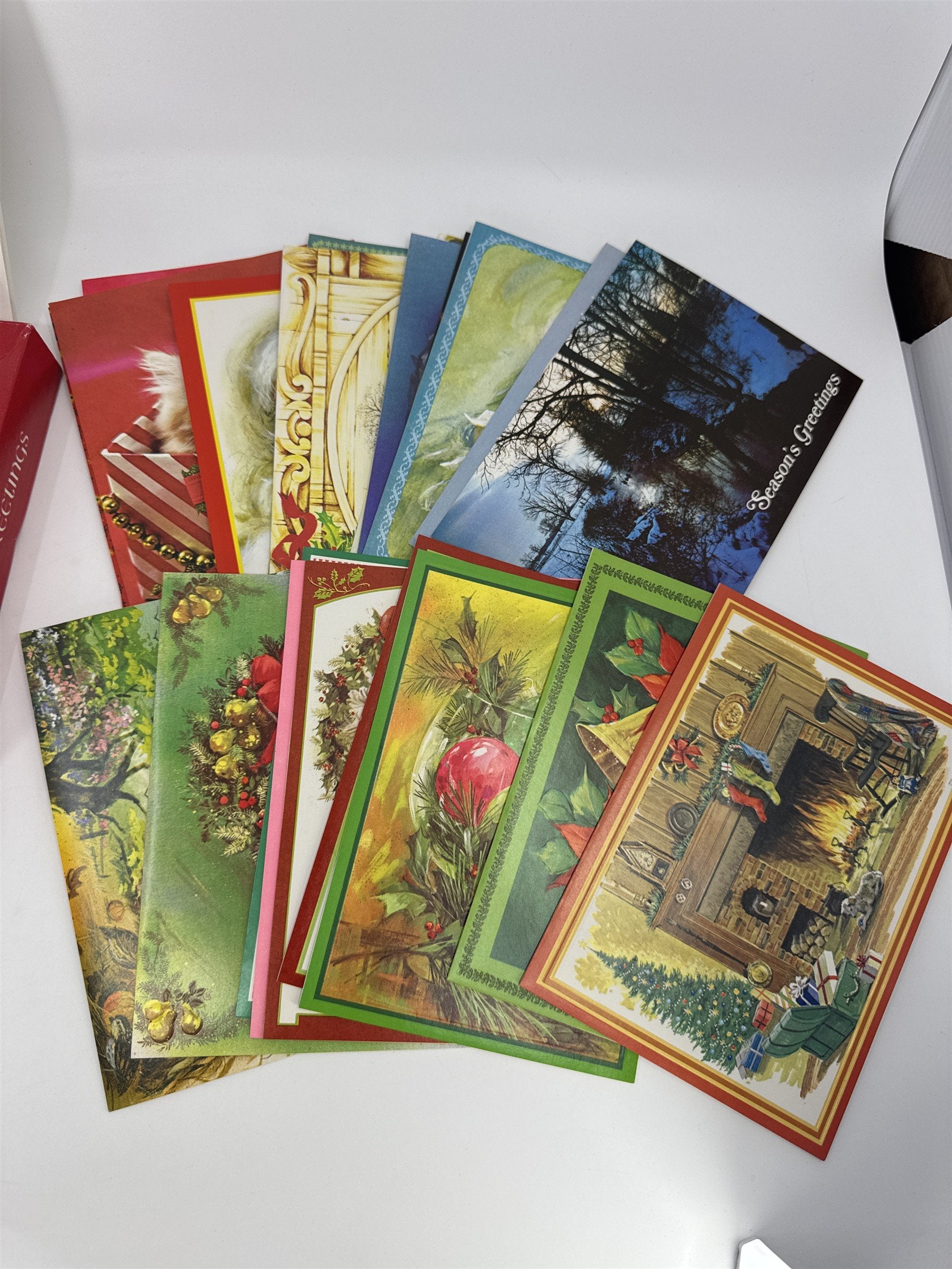 Vintage Christmas Card Lot 21 NOS Assorted Doehla Inc. Veterans Of Foreign Wars