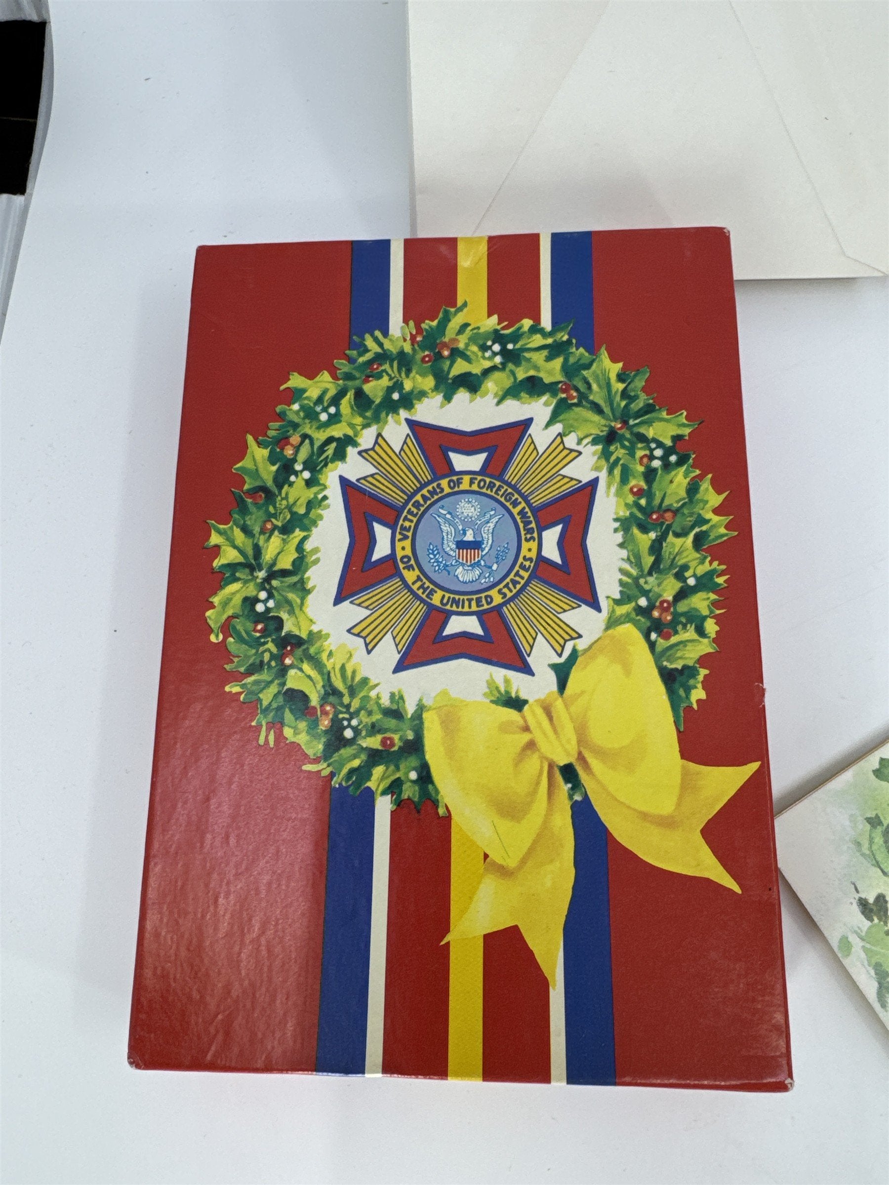 Vintage Christmas Card Lot 21 NOS Assorted Doehla Inc. Veterans Of Foreign Wars