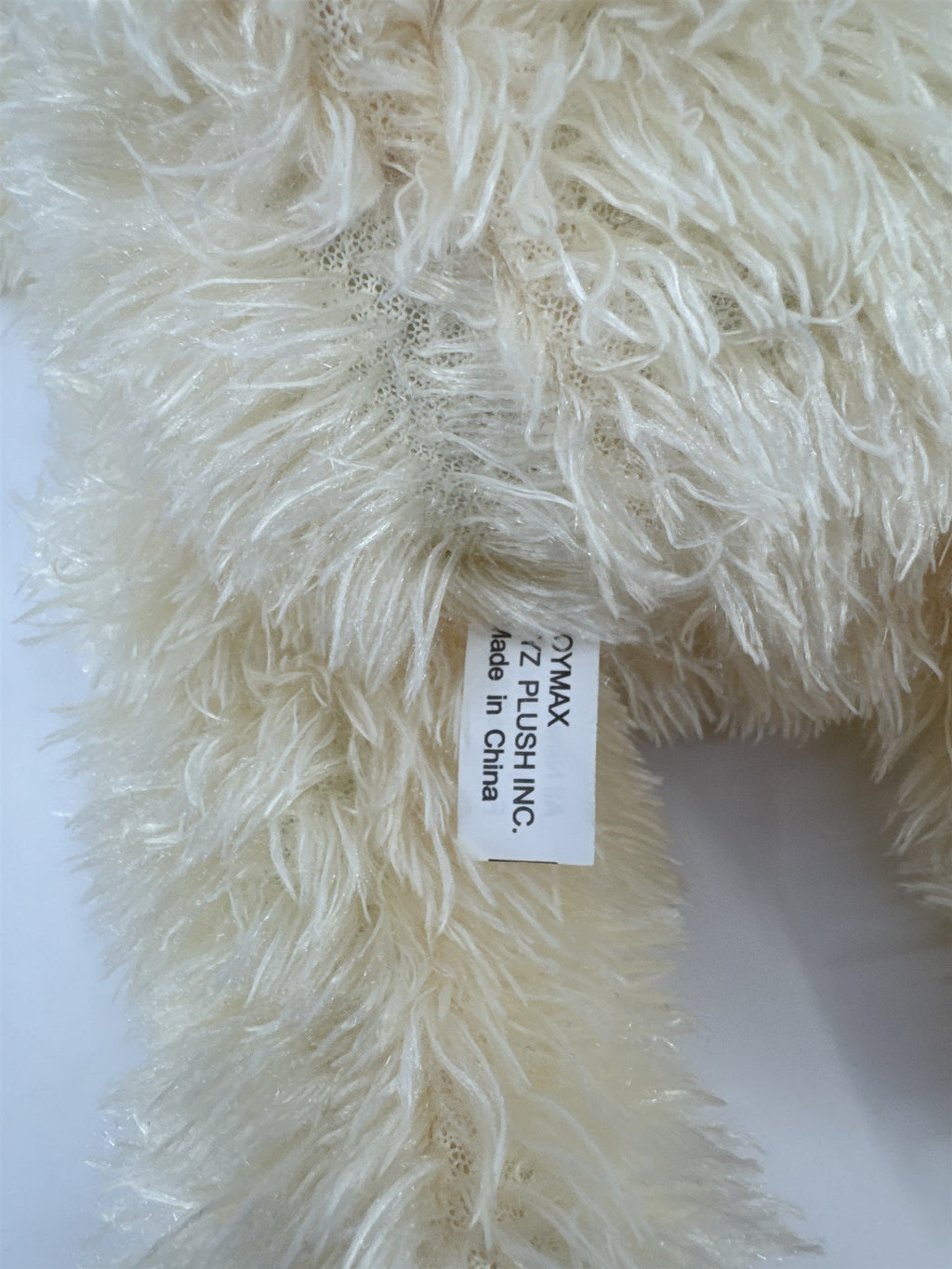 Valentine's Day White Stuffed Animal Dog with Red "I Love You" Heart On Chest