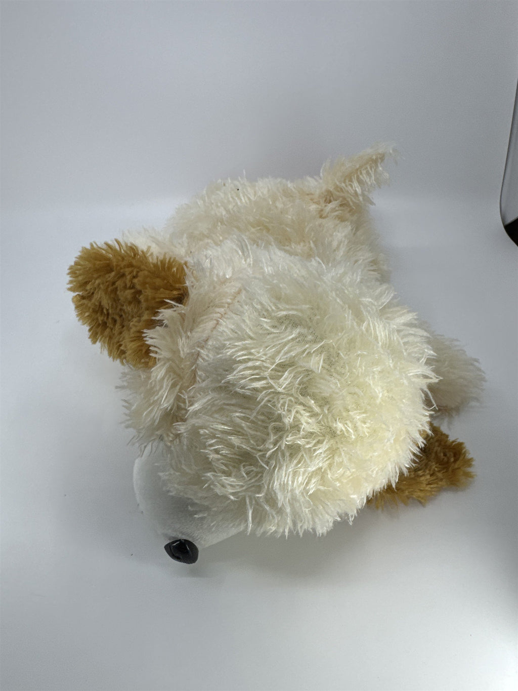 Valentine's Day White Stuffed Animal Dog with Red "I Love You" Heart On Chest
