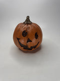 Resin Pumpkin Jack O'Lantern Fall Halloween Decor Collectible
