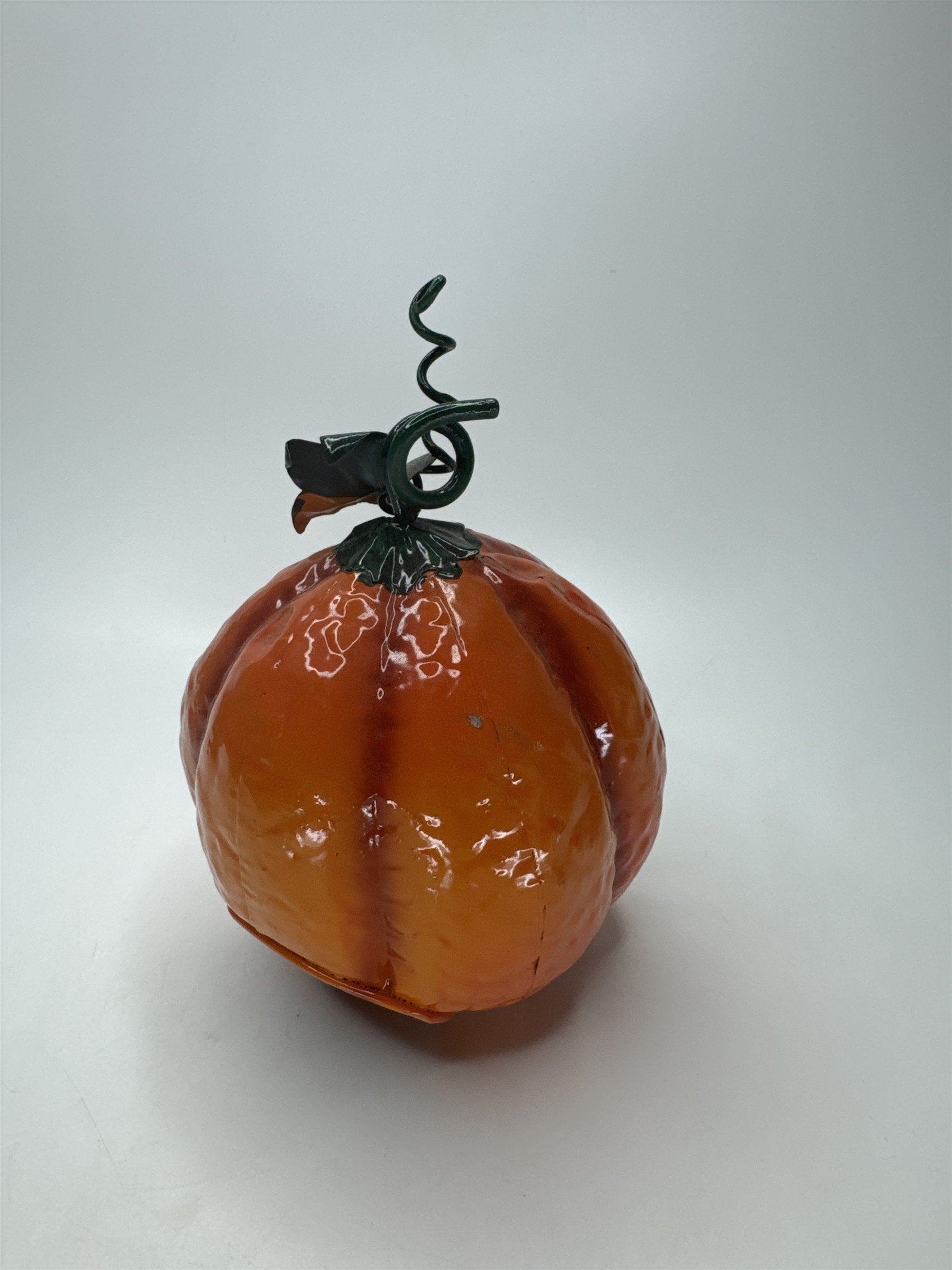 Metal Jack O Lantern Candle Holder Pumpkin Tealight Votive Halloween Decor