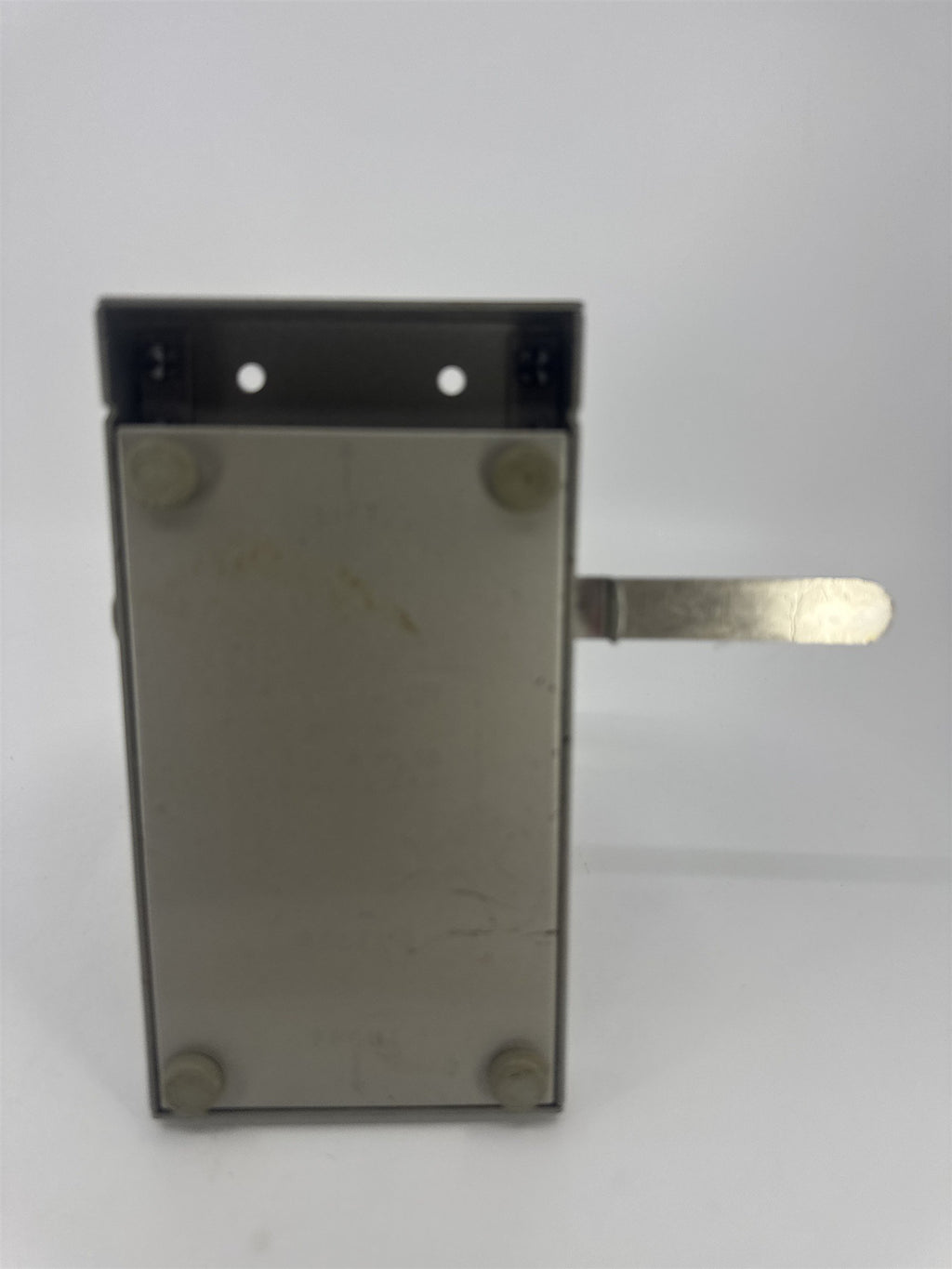 Vintage Grey Metal Bates Perforator Two Hole Punch Paper Hole Puncher