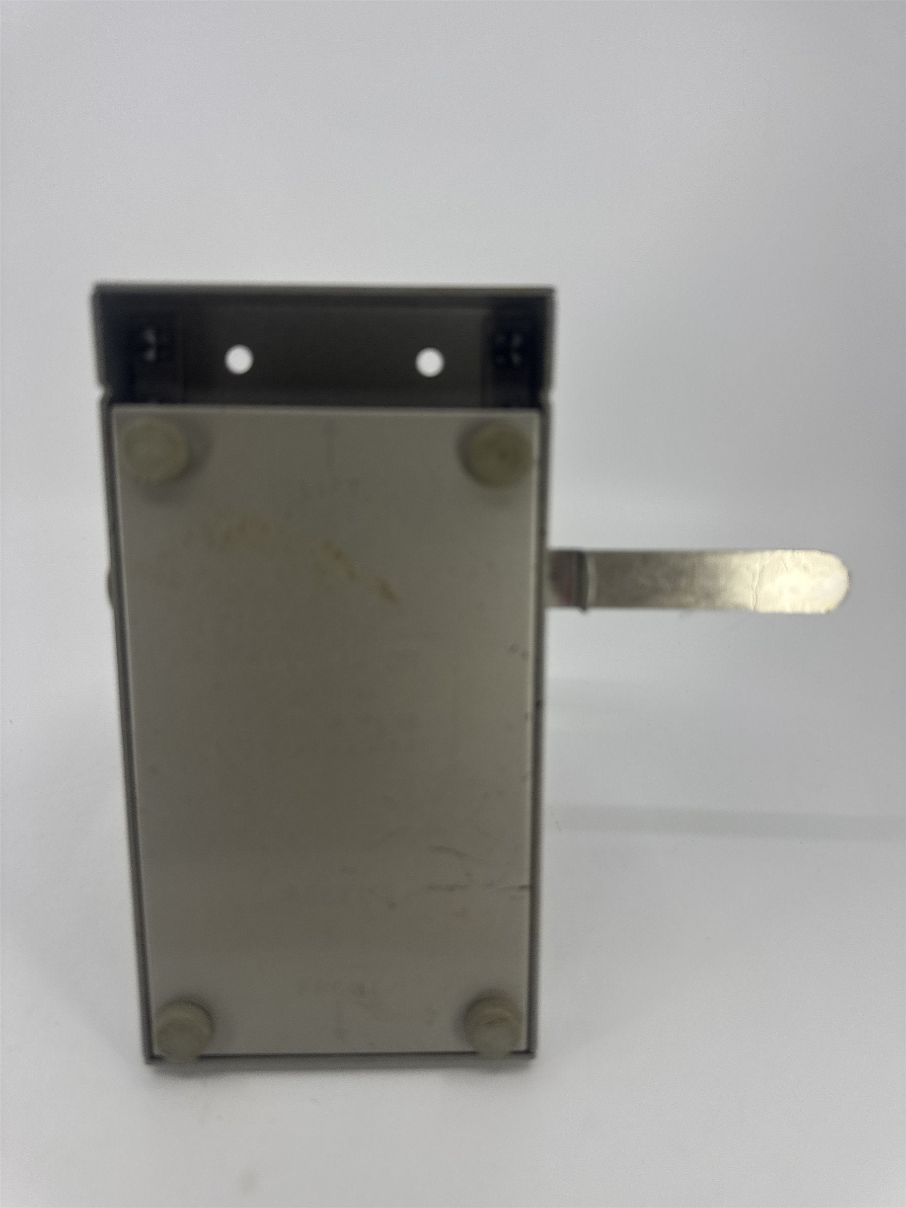 Vintage Grey Metal Bates Perforator Two Hole Punch Paper Hole Puncher