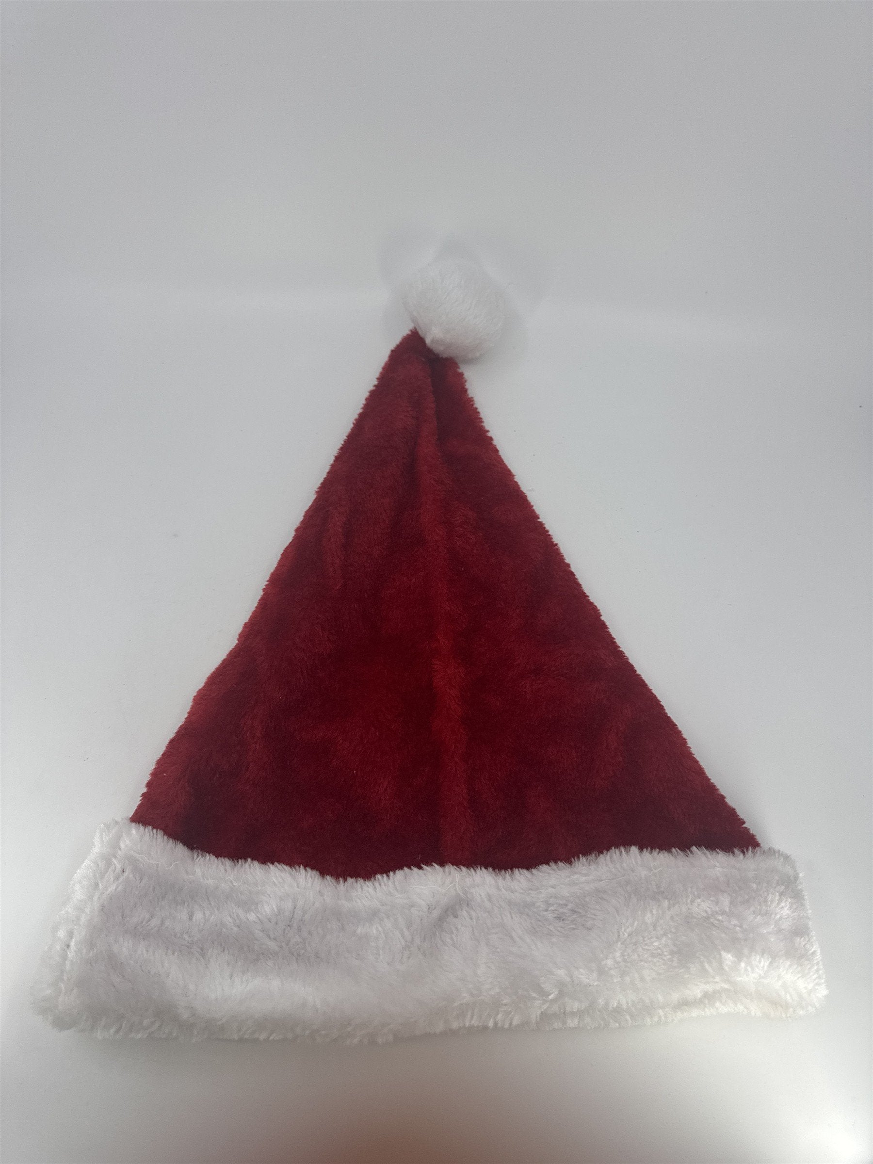 Red And White Holiday Santa Claus Hat Cheerful Holiday Hat