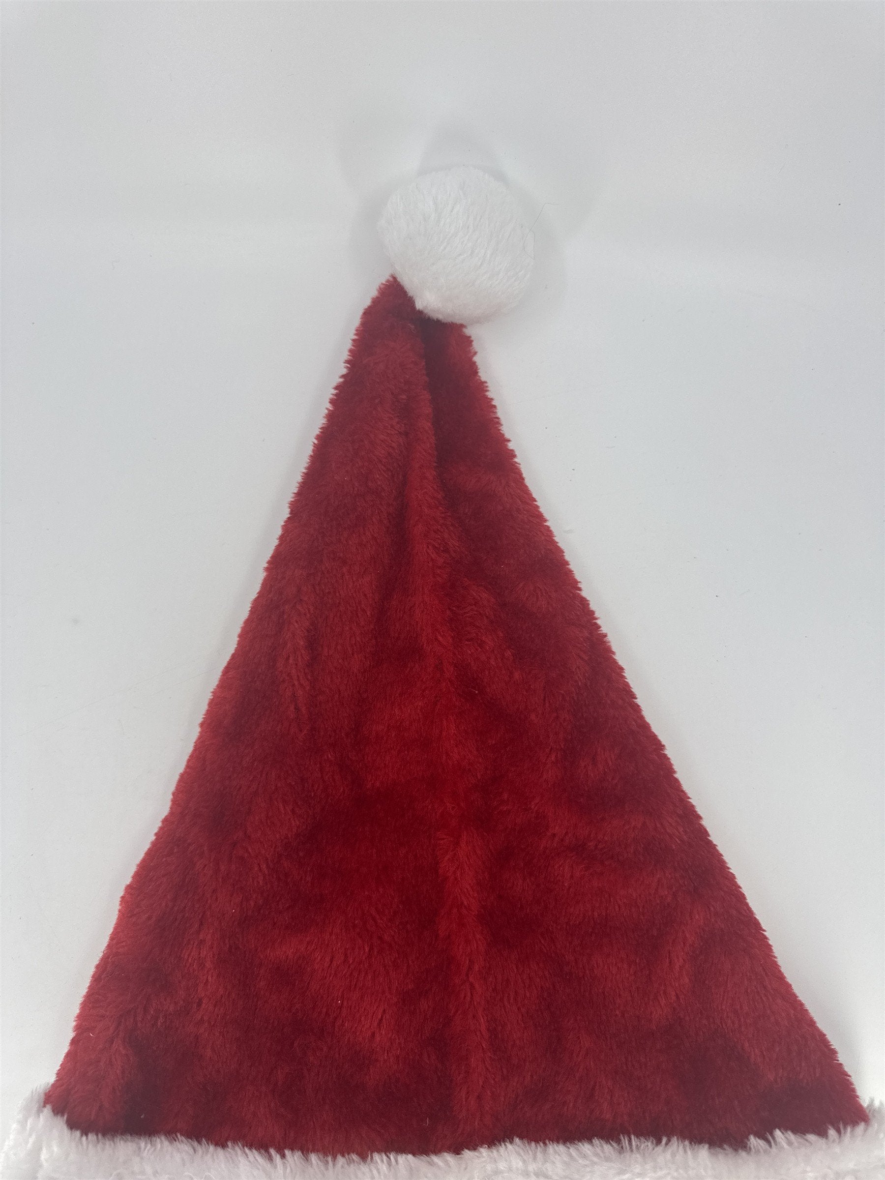 Red And White Holiday Santa Claus Hat Cheerful Holiday Hat