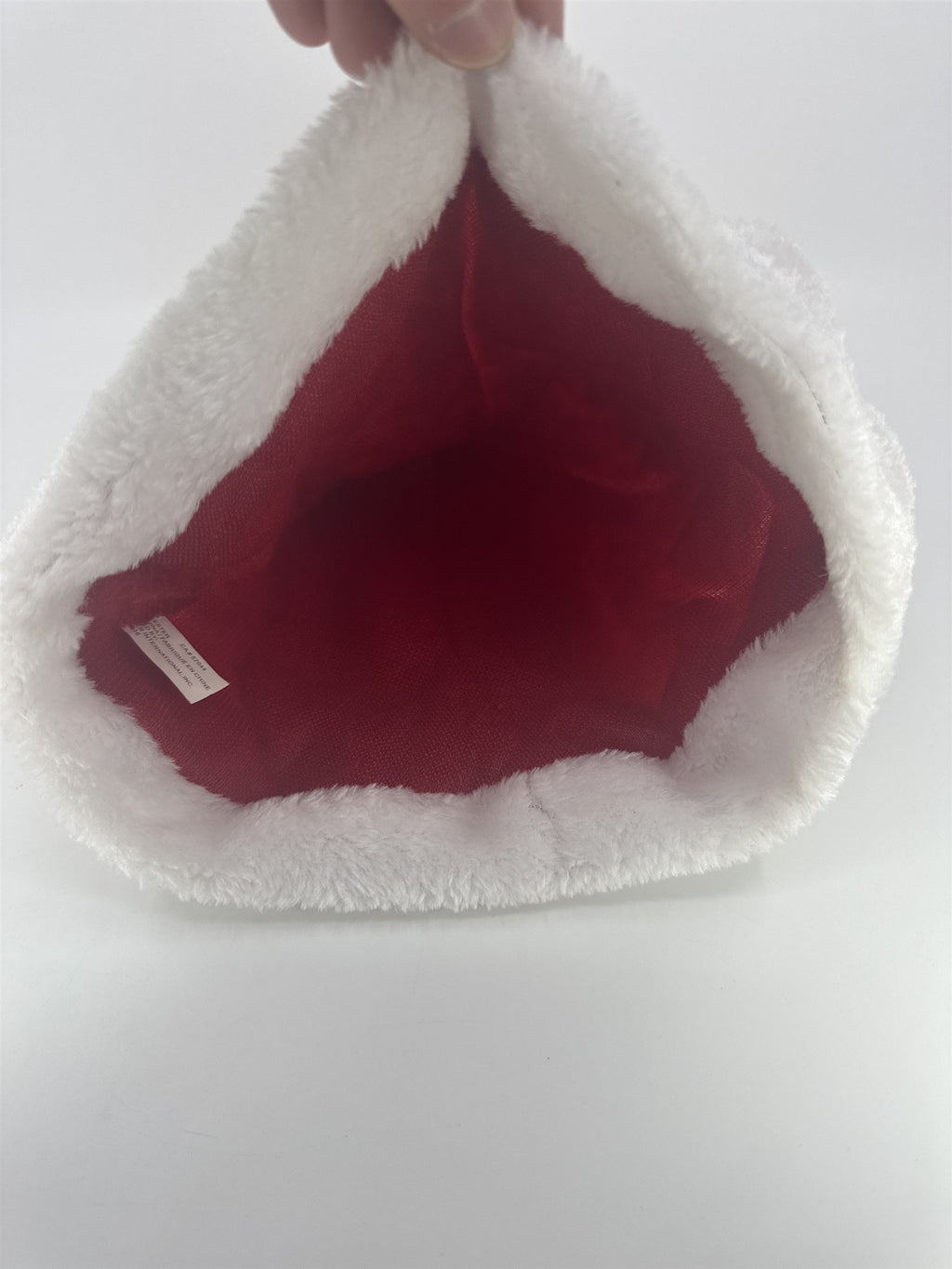Red And White Holiday Santa Claus Hat Cheerful Holiday Hat