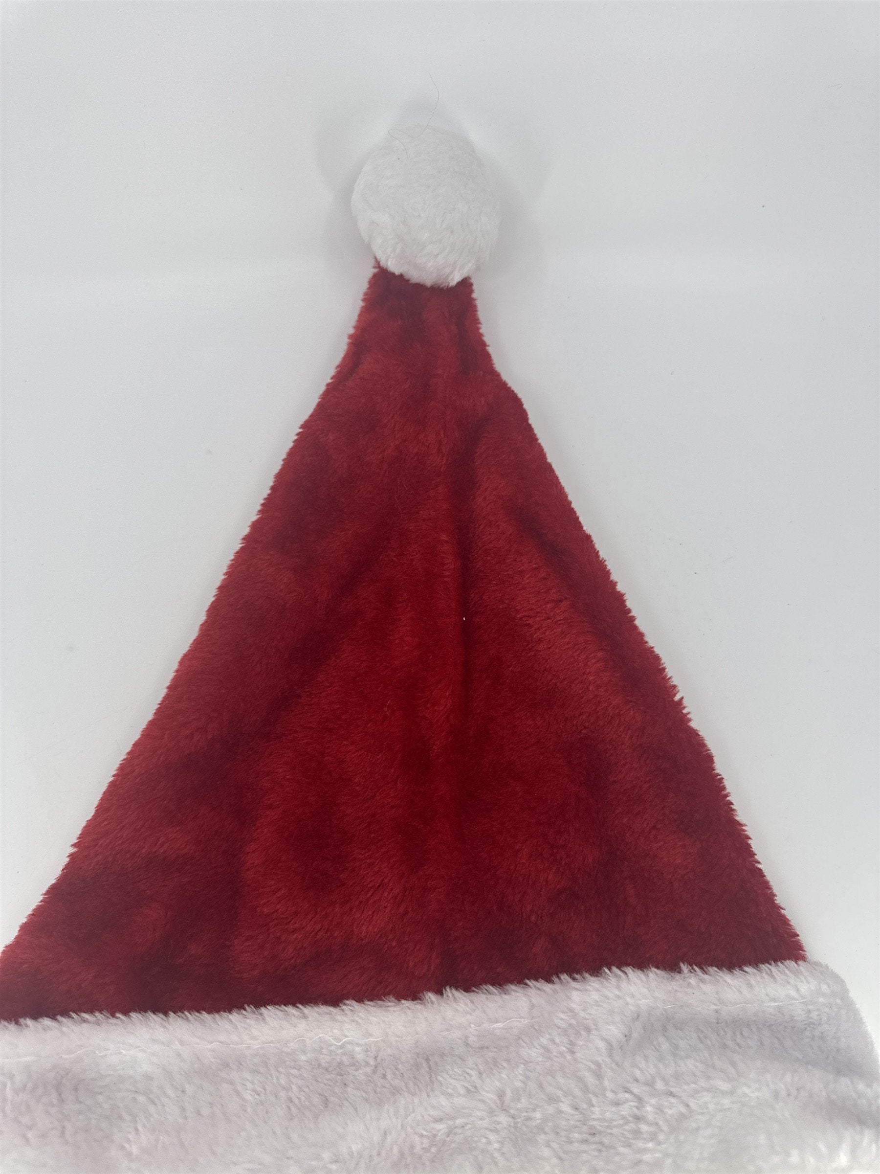 Red And White Holiday Santa Claus Hat Cheerful Holiday Hat