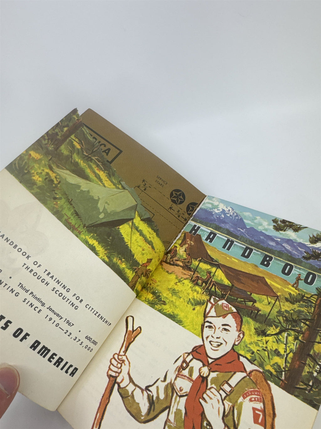 Vintage Boy Scout Handbook 7th Edition Softcover Outdoors/Nature Book