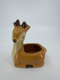 Dexter The Deer Ceramic Christmas Decor Succulent Reindeer Planter Pot
