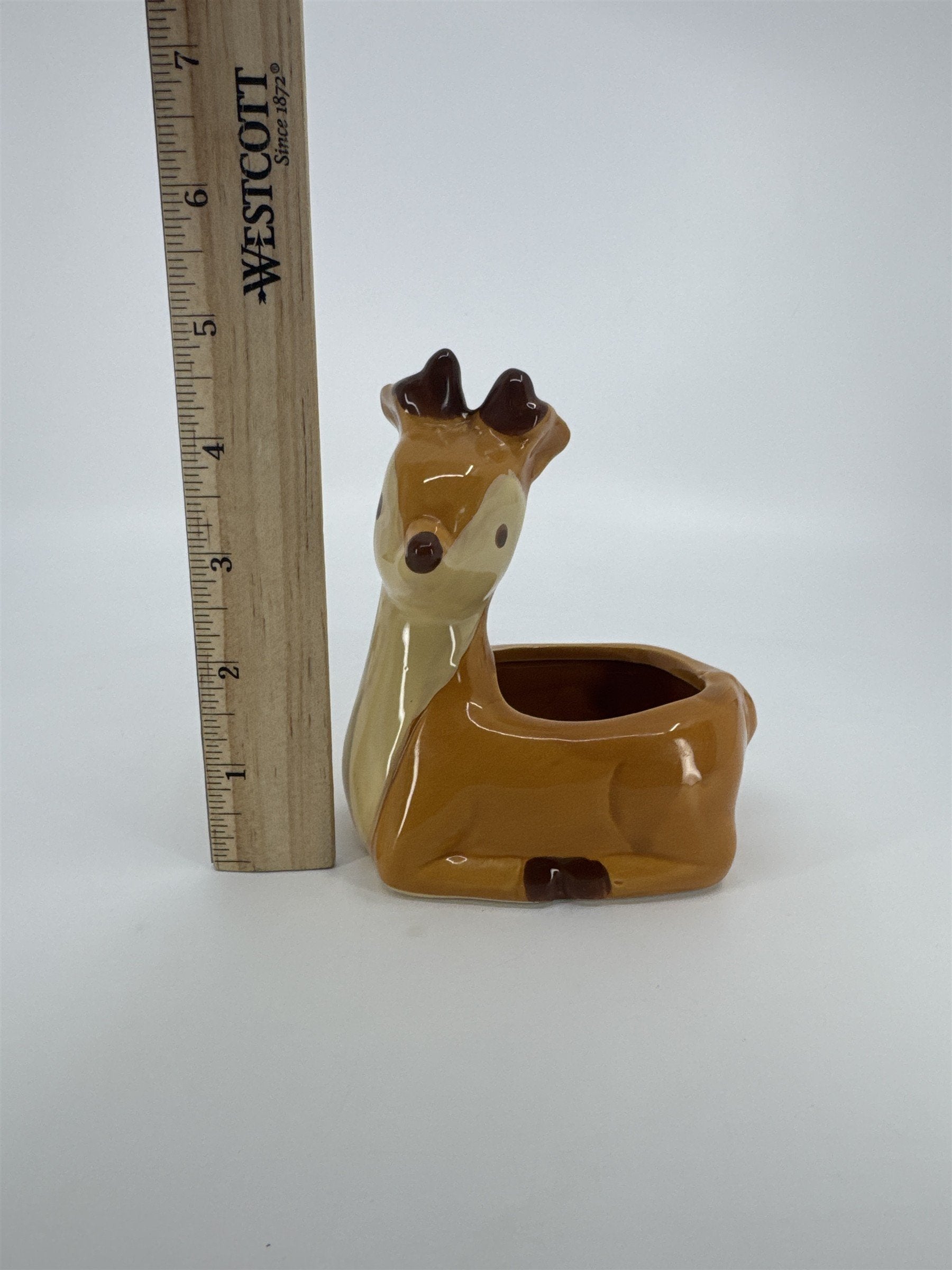 Dexter The Deer Ceramic Christmas Decor Succulent Reindeer Planter Pot