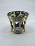 Vintage Ne 'Qwa Art Fragrance Oil Lamp Crown Brass Toned Topper