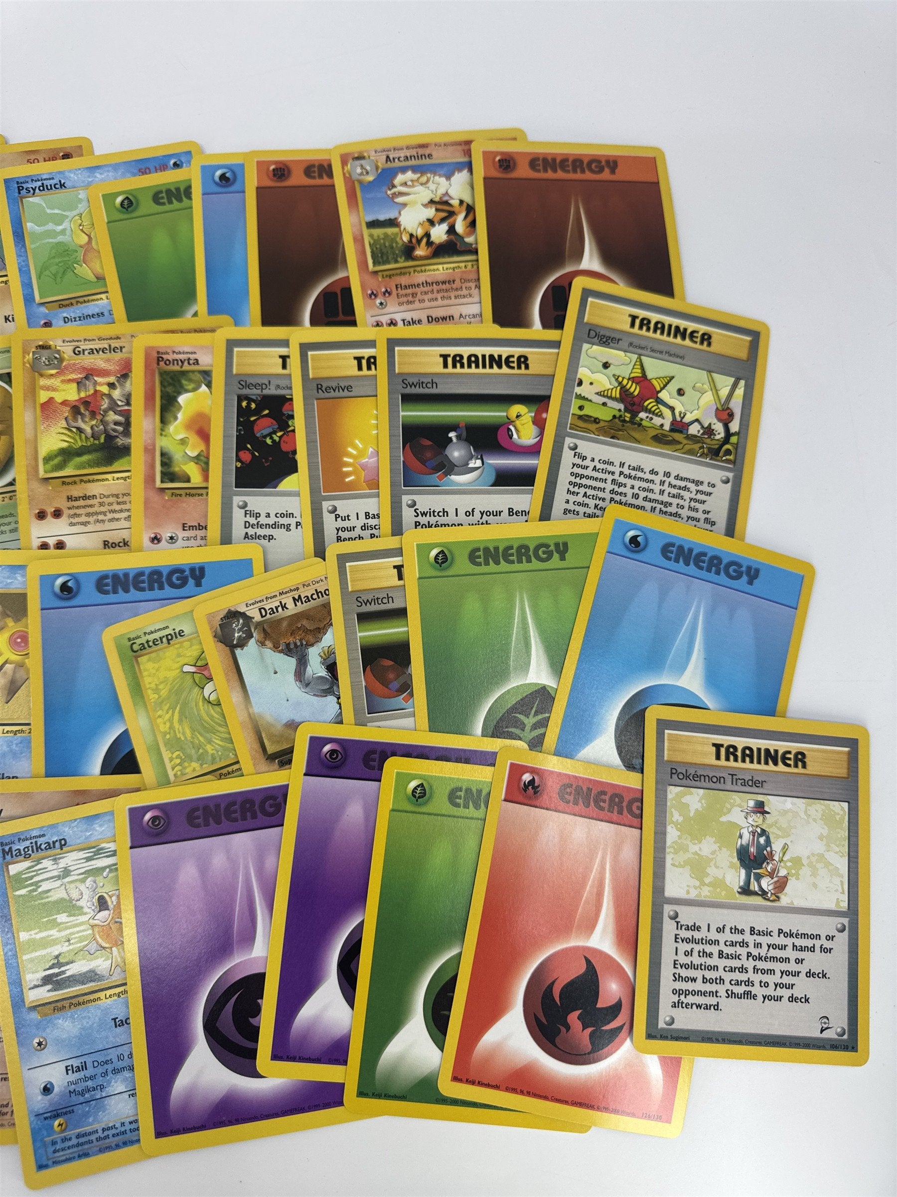 Lot of 40 Random Assorted Pokemon Playing Cards Vintage 1999 (As Pictured)
