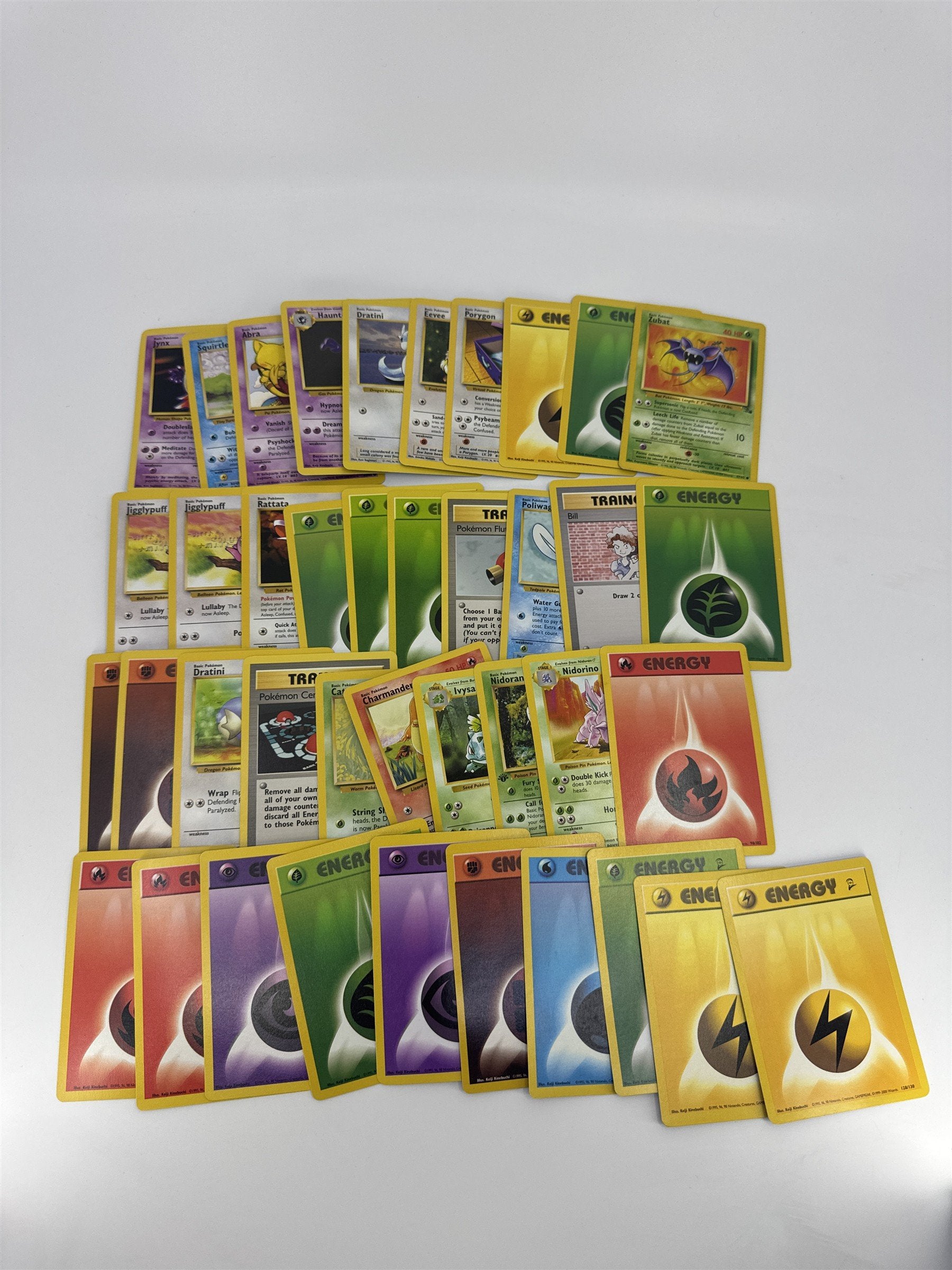 Lot of 40 Random Assorted Pokemon Playing Cards Vintage 1999 (As Pictured)