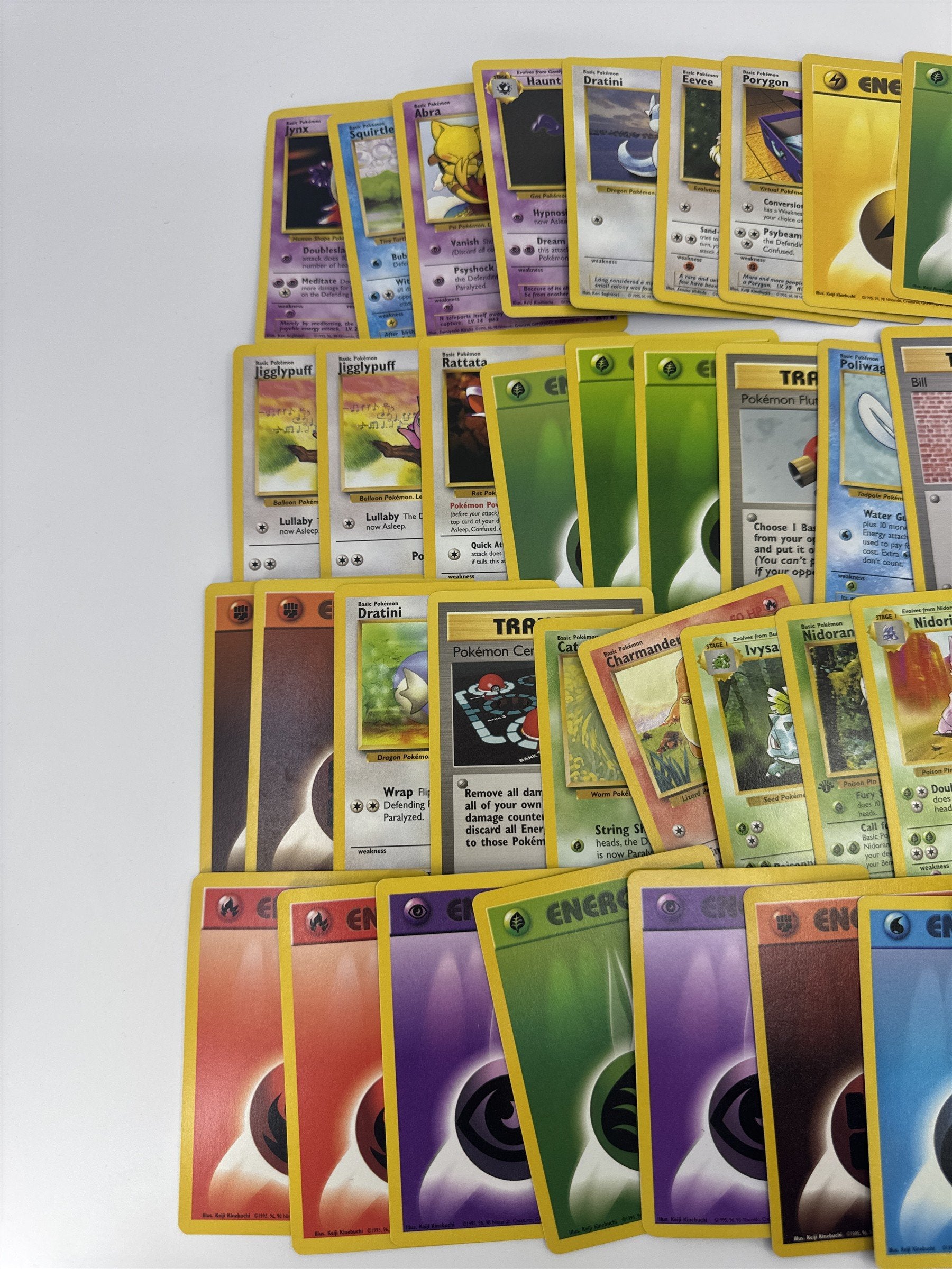 Lot of 40 Random Assorted Pokemon Playing Cards Vintage 1999 (As Pictured)