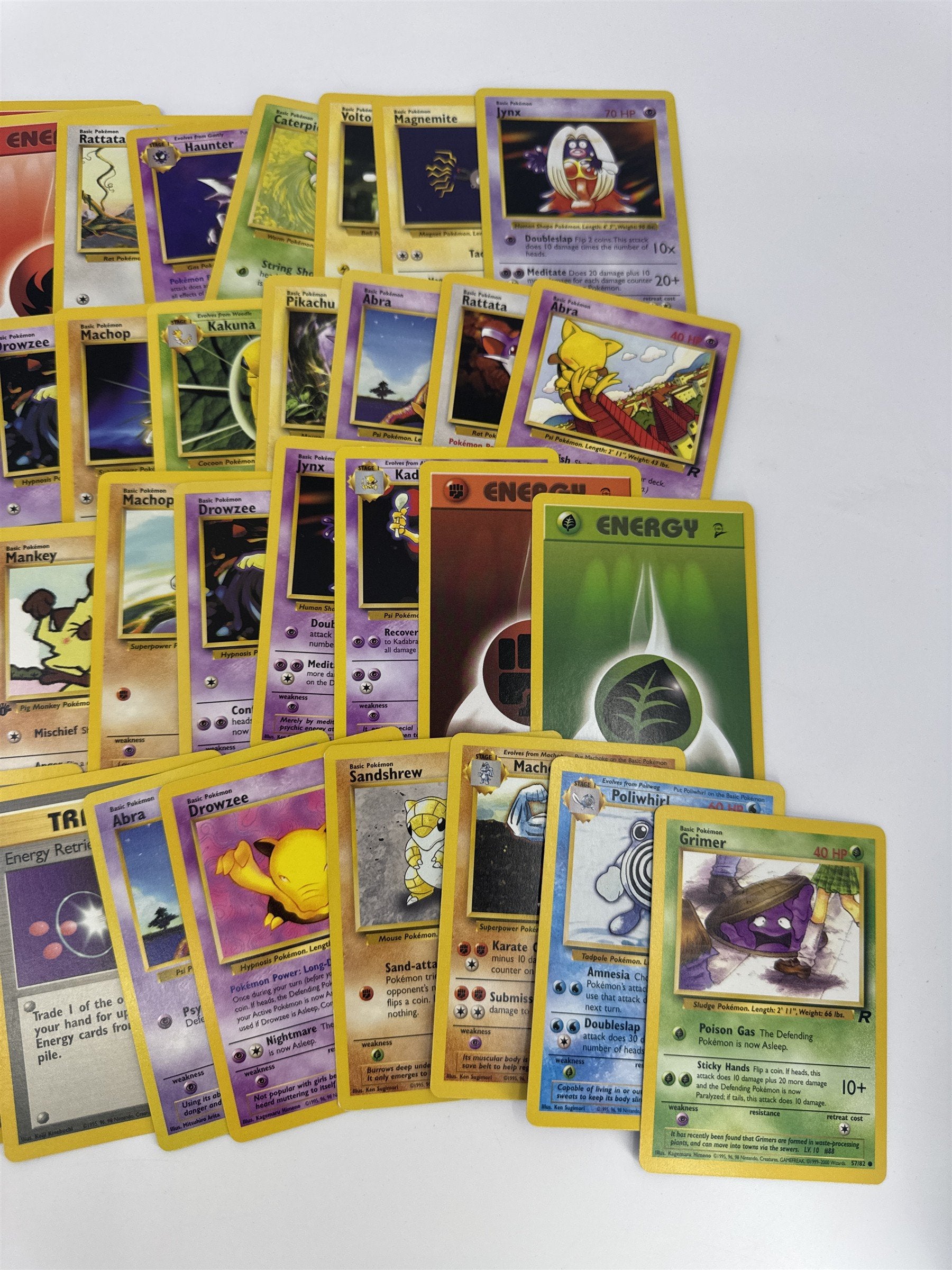 Lot of 40 Random Assorted Pokemon Playing Cards Vintage 1999 (As Pictured)
