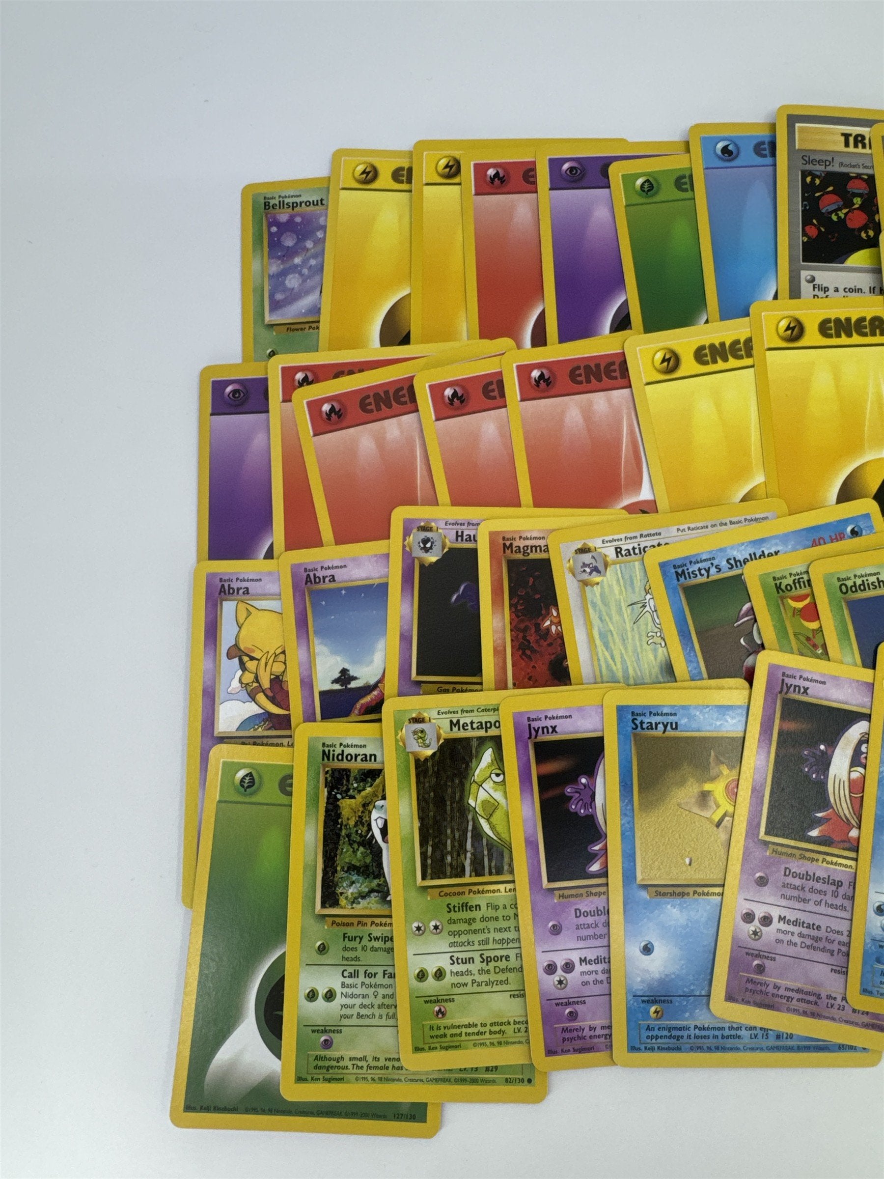 Lot of 40 Random Assorted Pokemon Playing Cards Vintage 1999 (As Pictured)