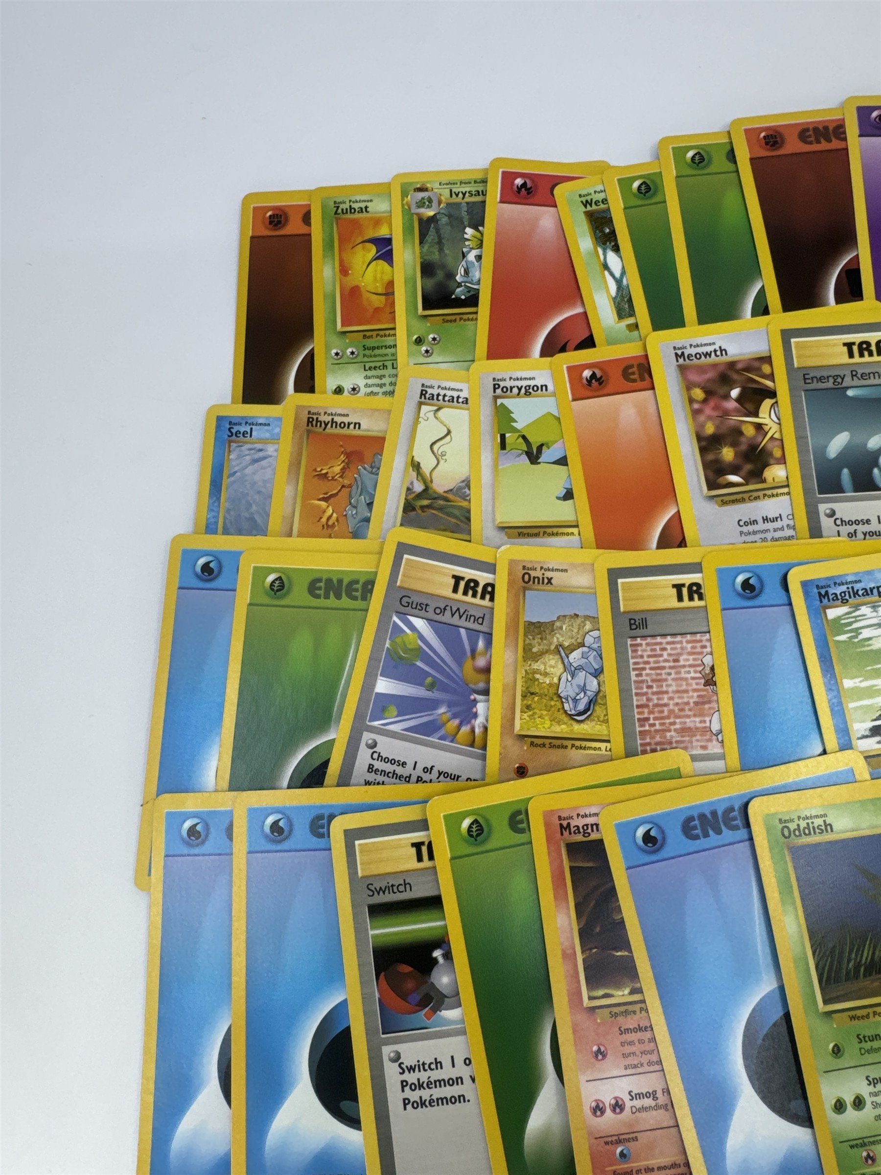 Lot of 40 Random Assorted Pokemon Playing Cards Vintage 1999 (As Pictured)