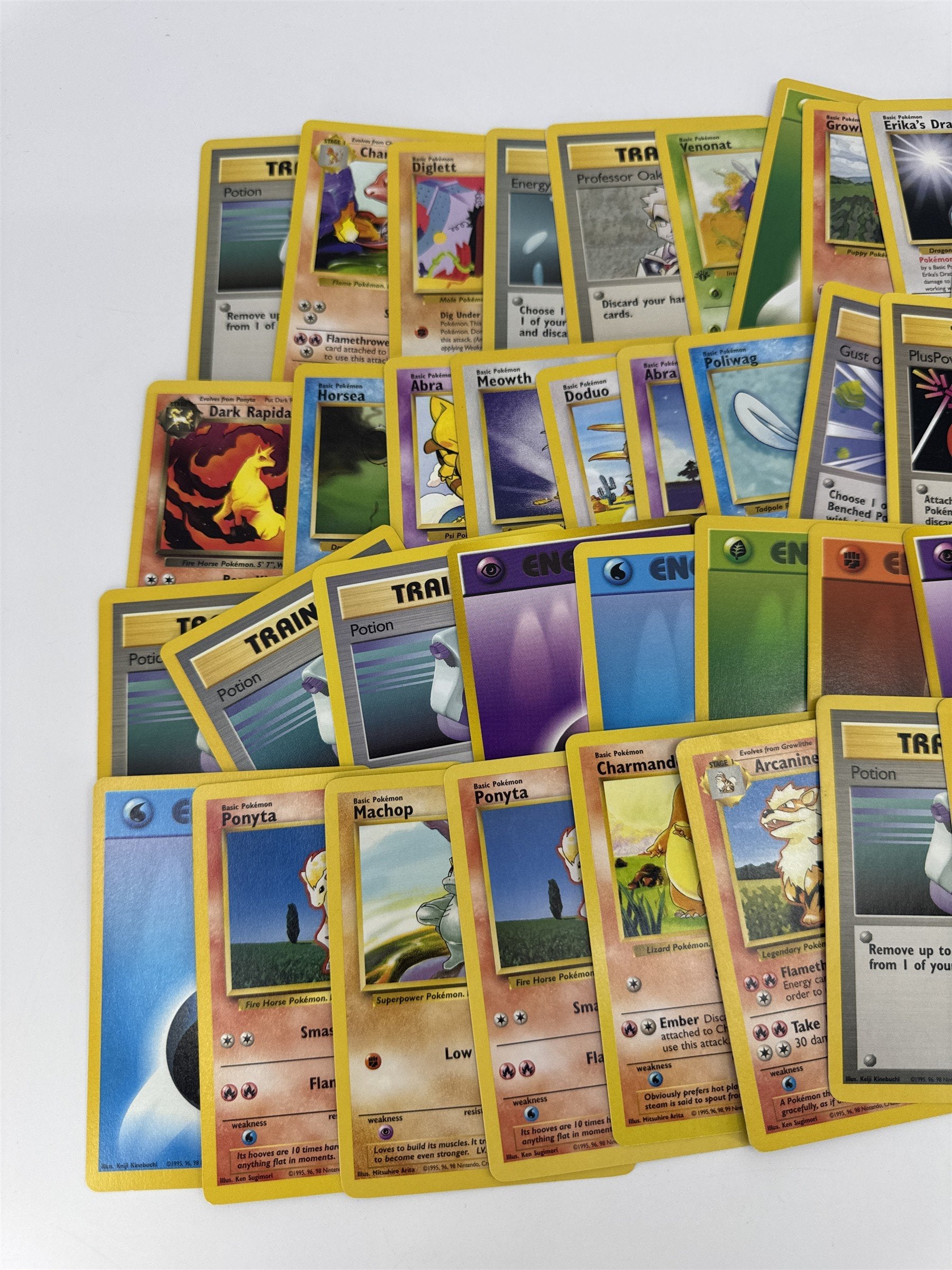 Lot of 40 Random Assorted Pokemon Playing Cards Vintage 1999 (As Pictured)
