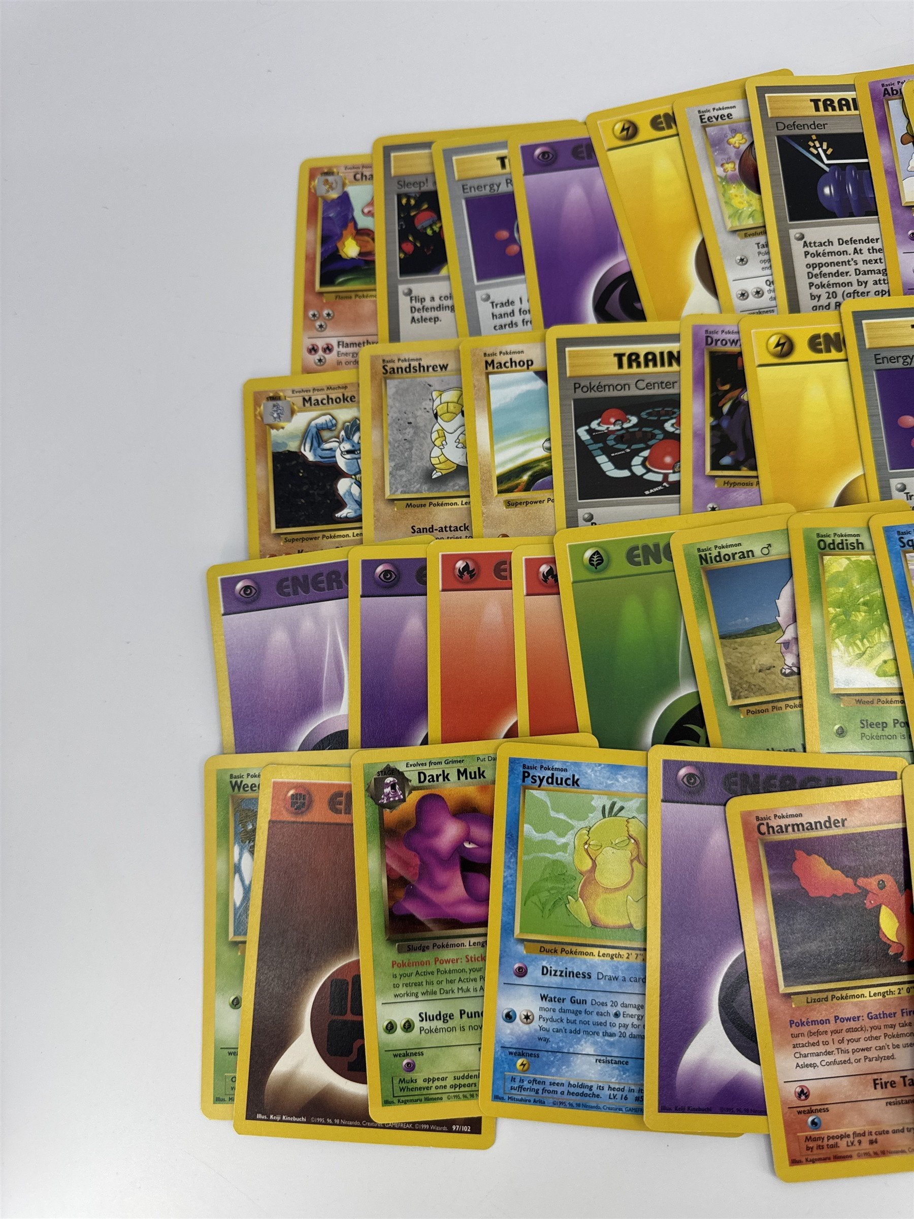 Lot of 40 Random Assorted Pokemon Playing Cards Vintage 1999 (As Pictured)