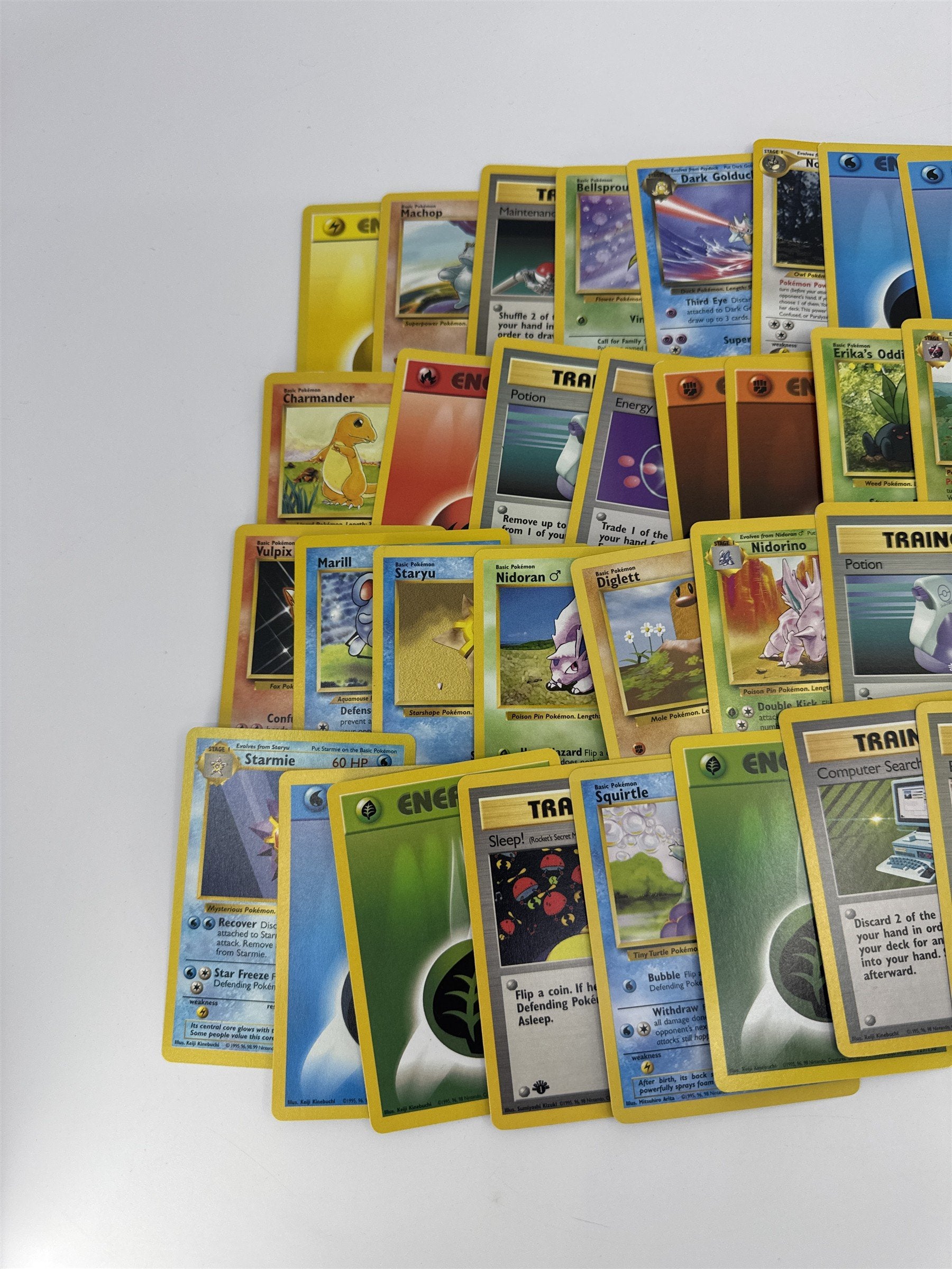 Lot of 40 Random Assorted Pokemon Playing Cards Vintage 1999 (As Pictured)