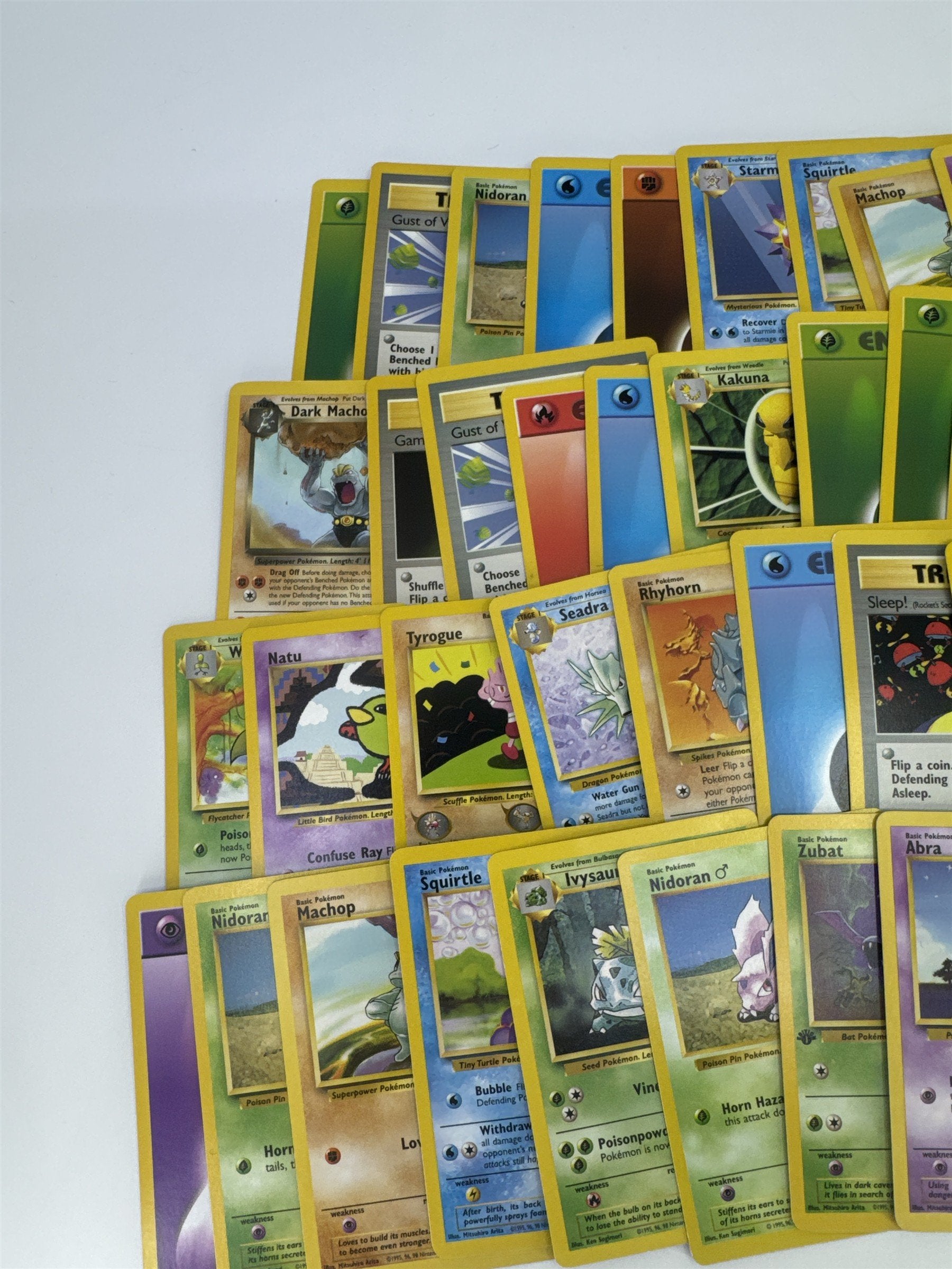 Lot of 40 Random Assorted Pokemon Playing Cards Vintage 1999 (As Pictured)