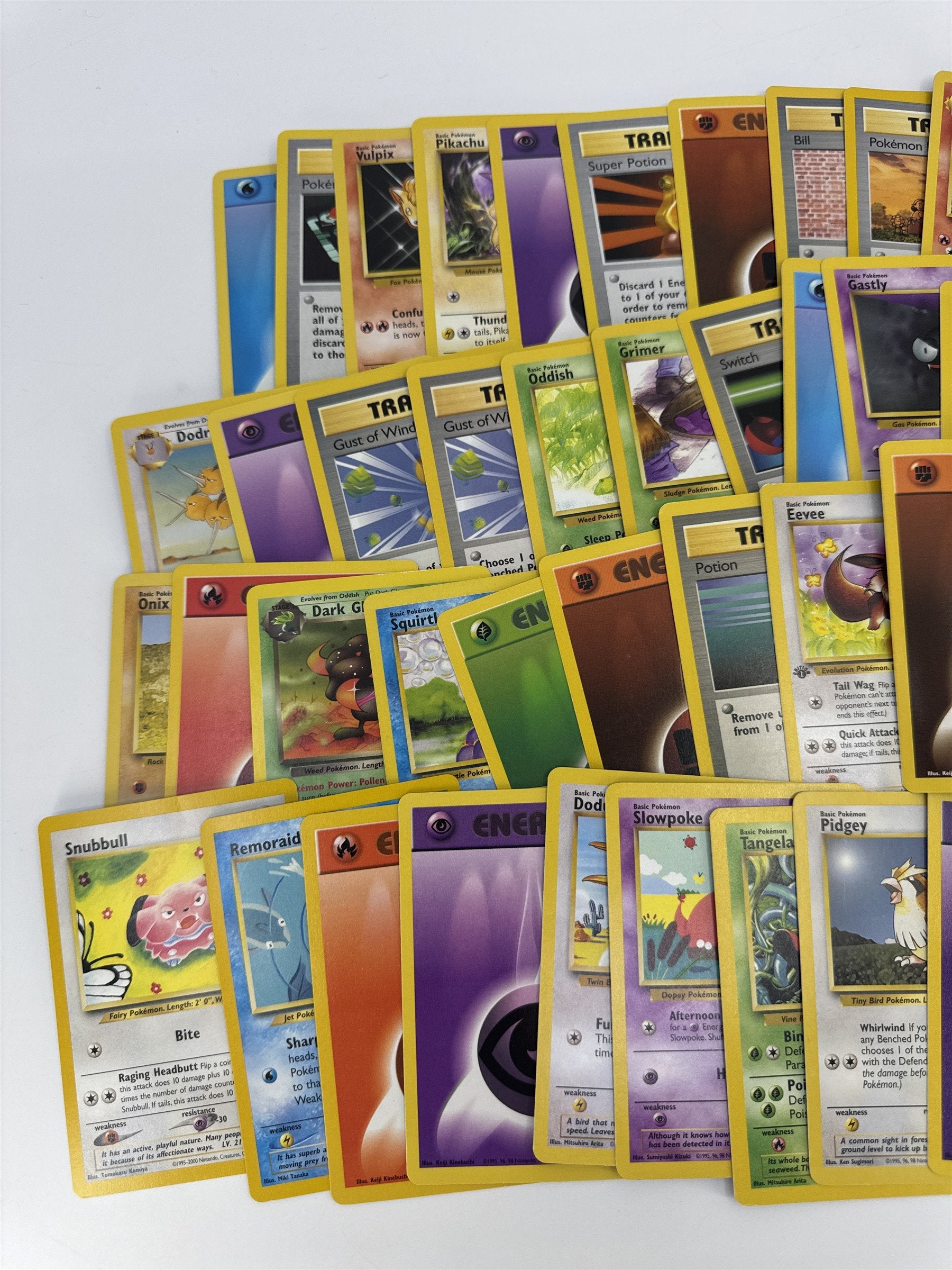 Lot of 40 Random Assorted Pokemon Playing Cards Vintage 1999 (As Pictured)