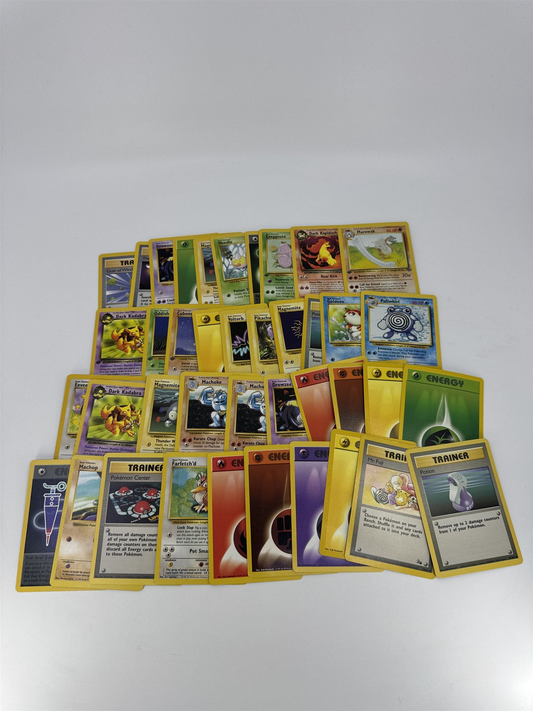 Lot of 40 Random Assorted Pokemon Playing Cards Vintage 1999 (As Pictured)