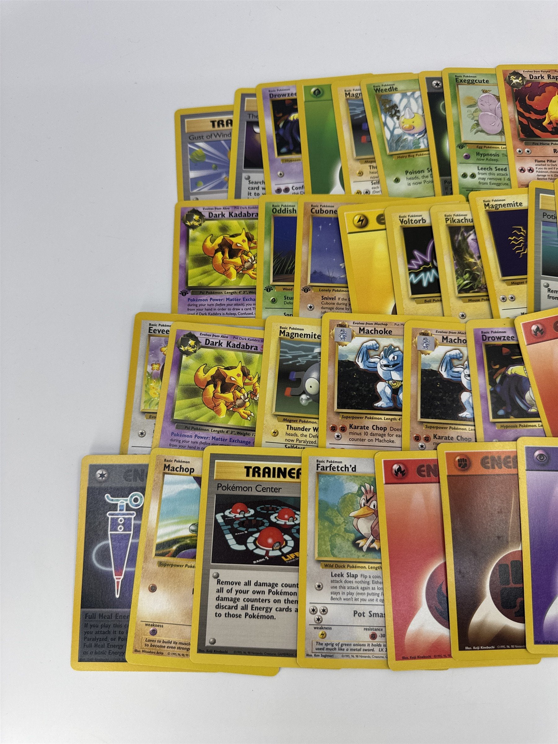 Lot of 40 Random Assorted Pokemon Playing Cards Vintage 1999 (As Pictured)