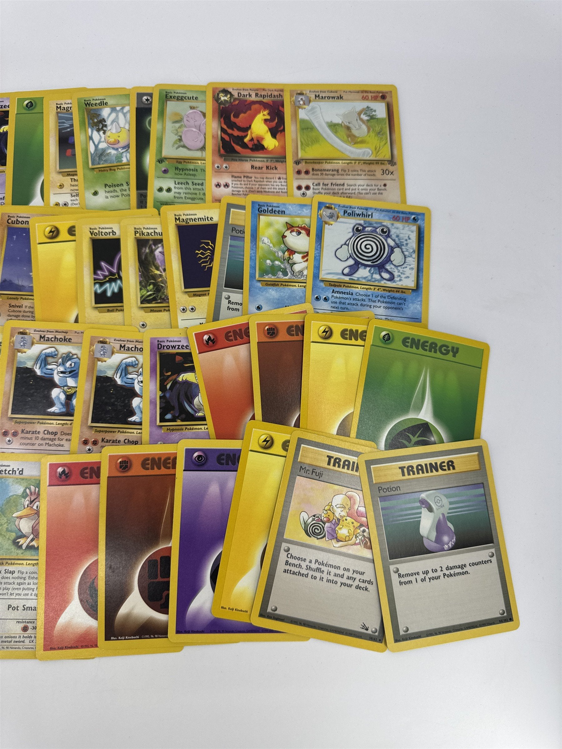Lot of 40 Random Assorted Pokemon Playing Cards Vintage 1999 (As Pictured)