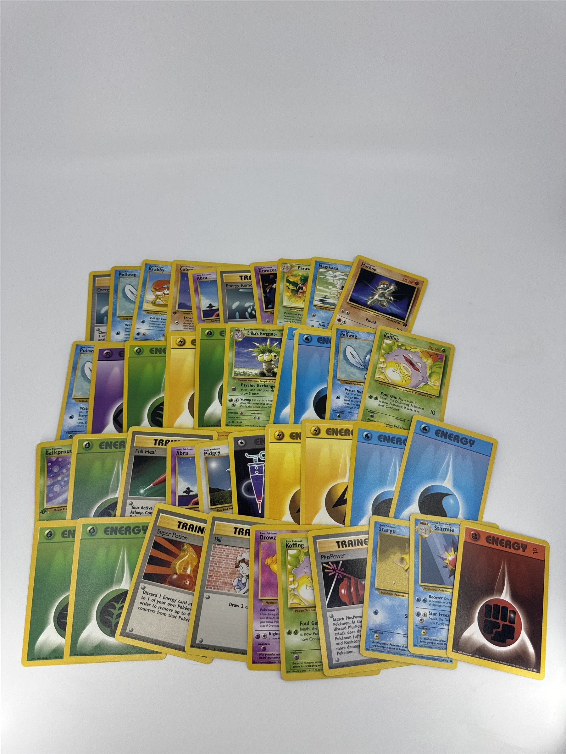 Lot of 40 Random Assorted Pokemon Playing Cards Vintage 1999 (As Pictured)