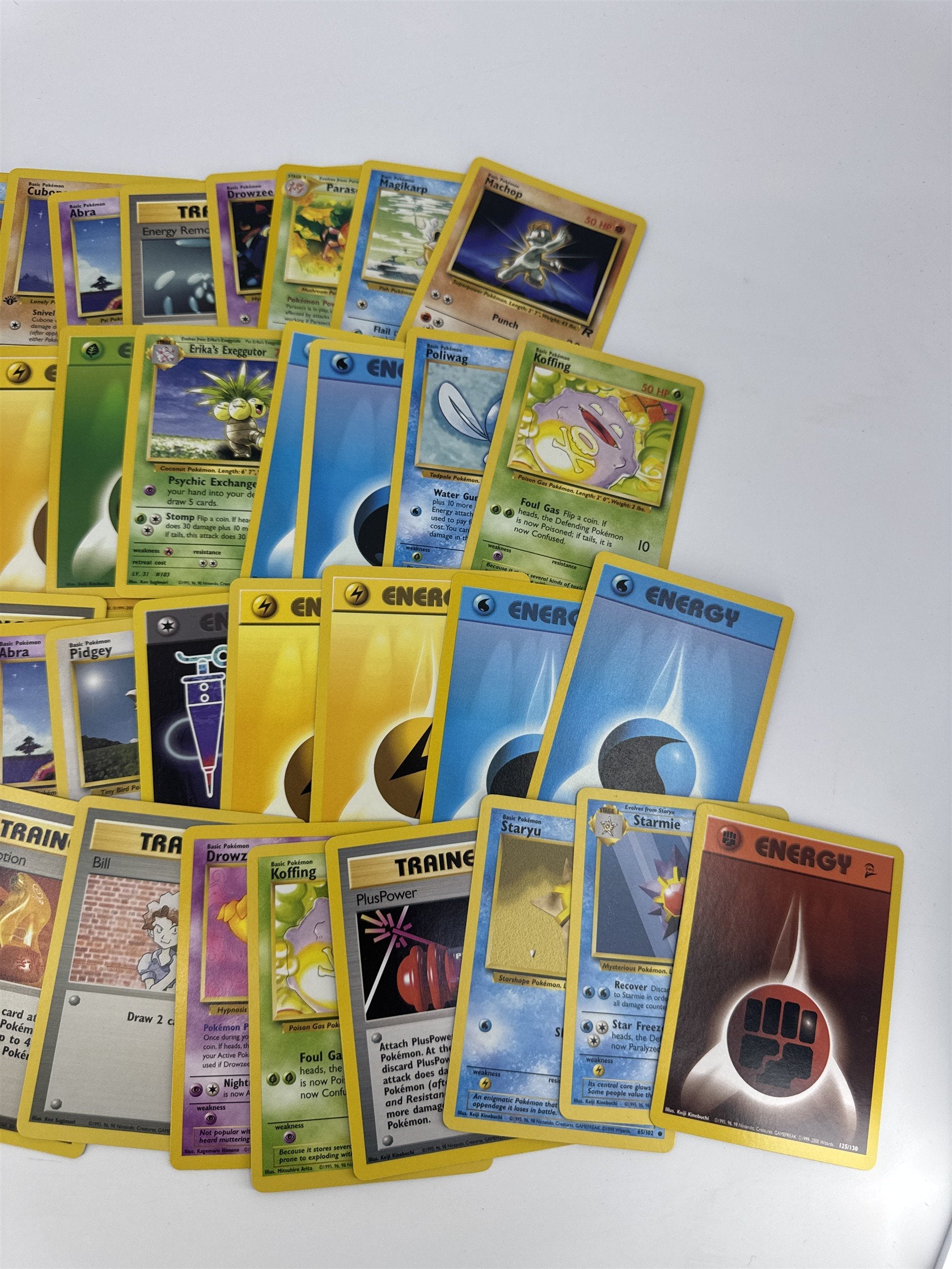 Lot of 40 Random Assorted Pokemon Playing Cards Vintage 1999 (As Pictured)